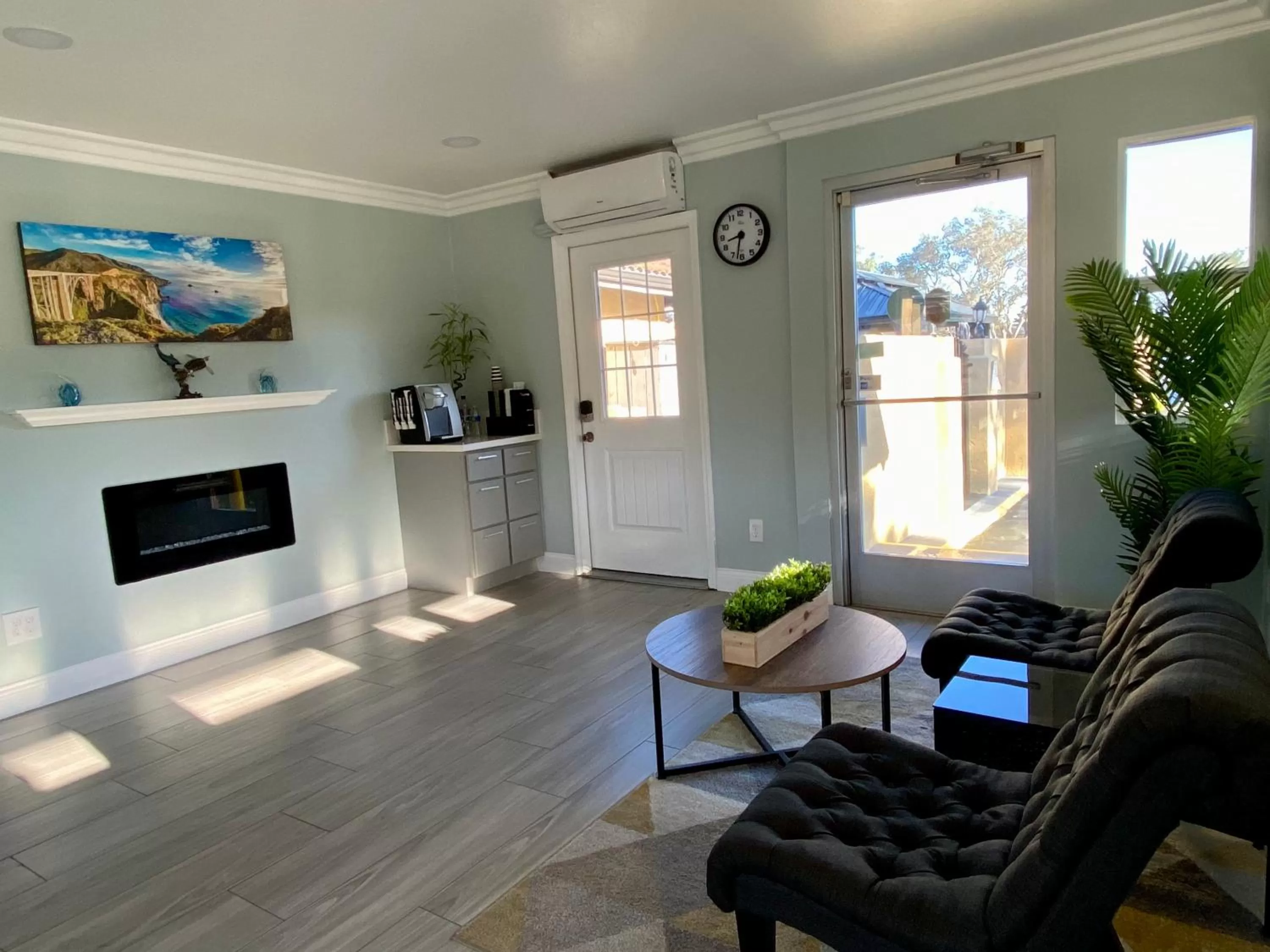 Seating area in Aura Inn Monterey