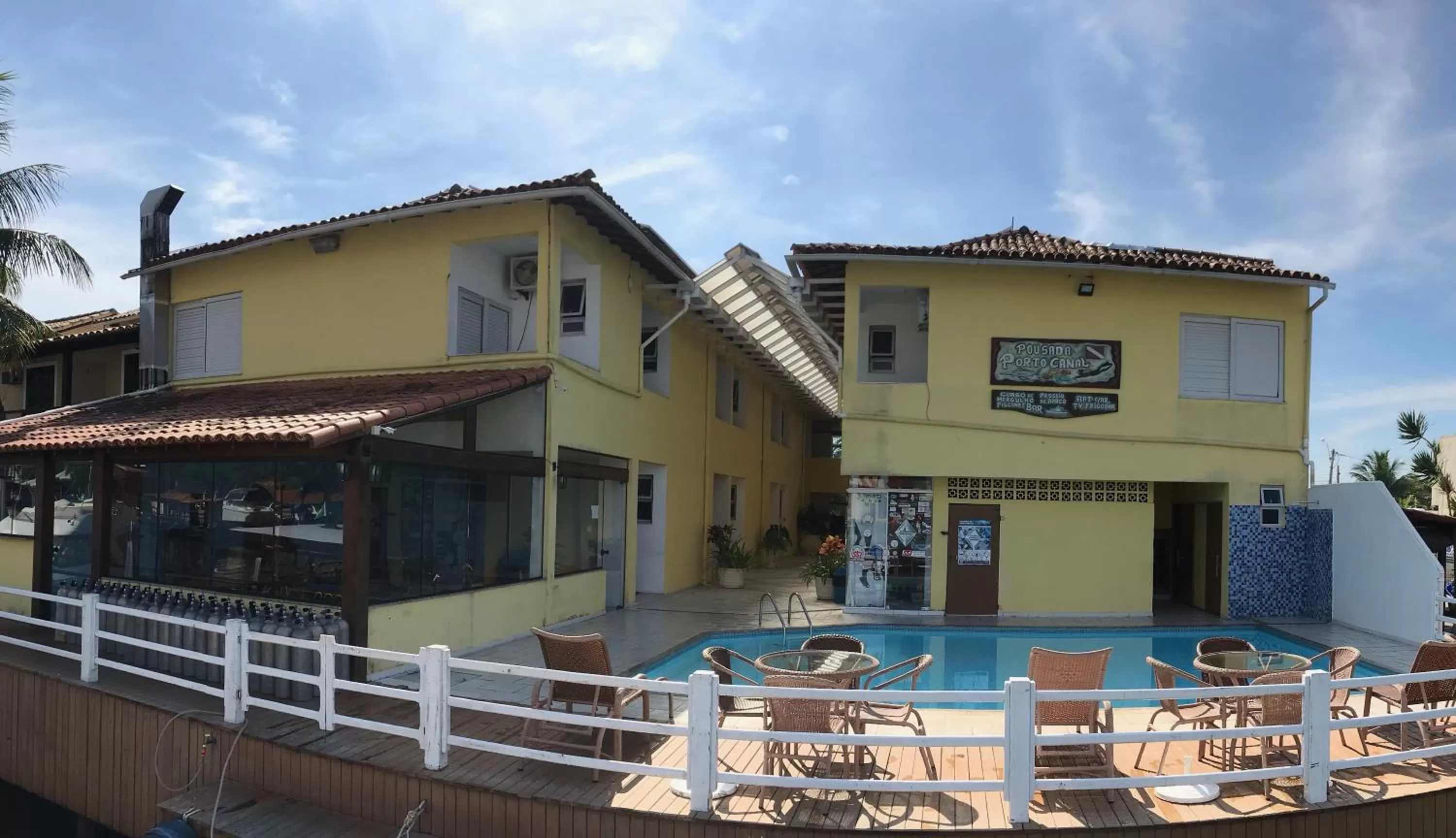 Property building in Pousada Porto Canal