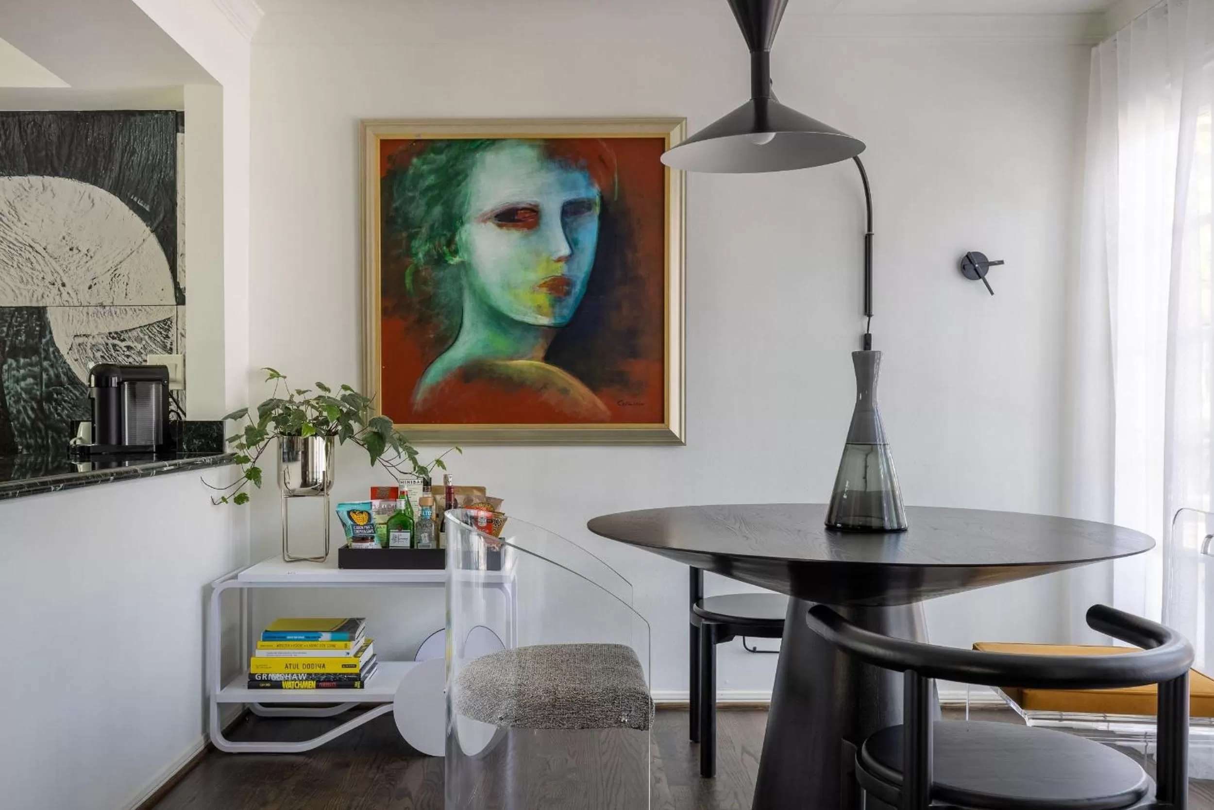 Dining area in La Colombe d'Or Hotel