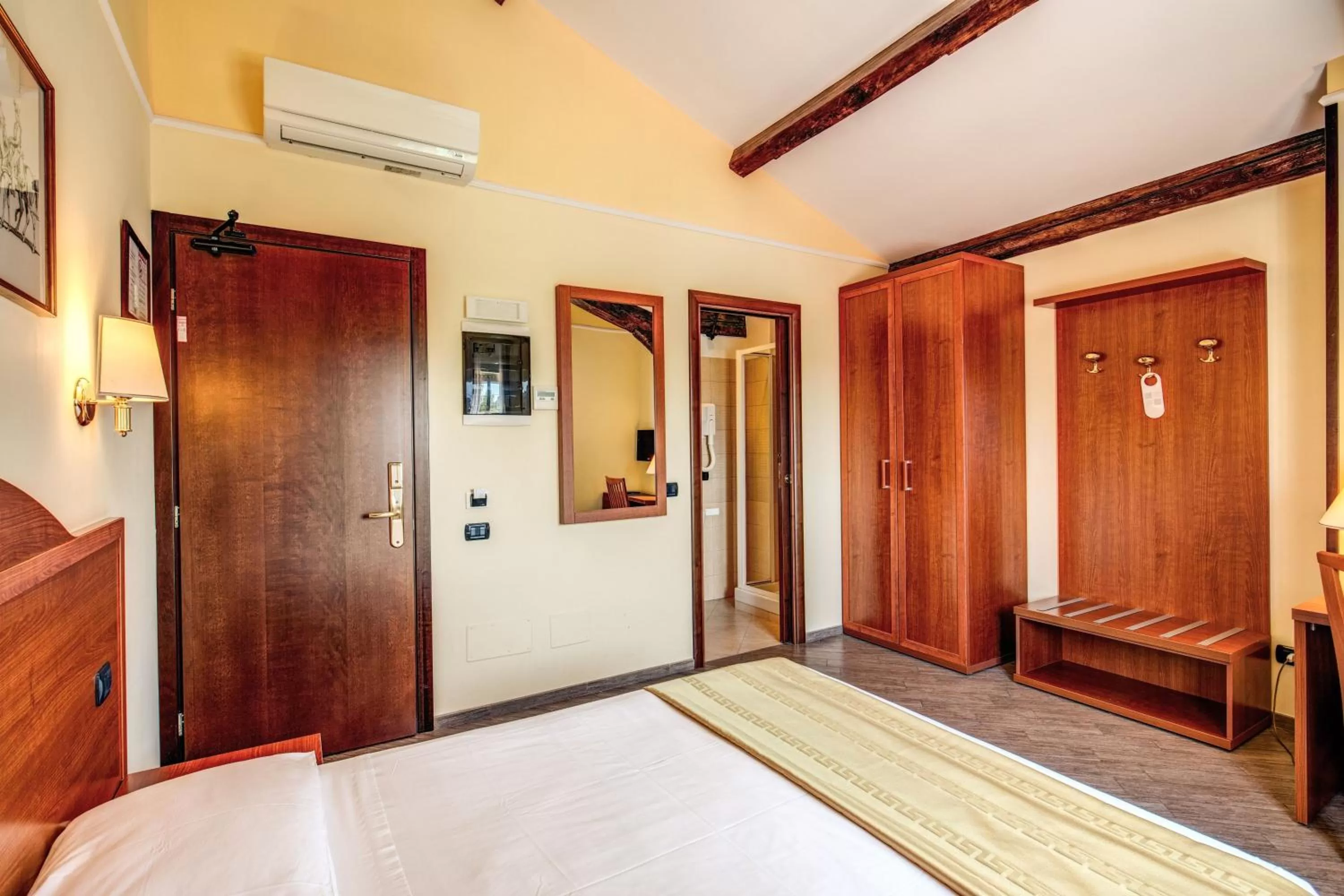 Photo of the whole room, Bed in Hotel Roma Tiburtina Metro