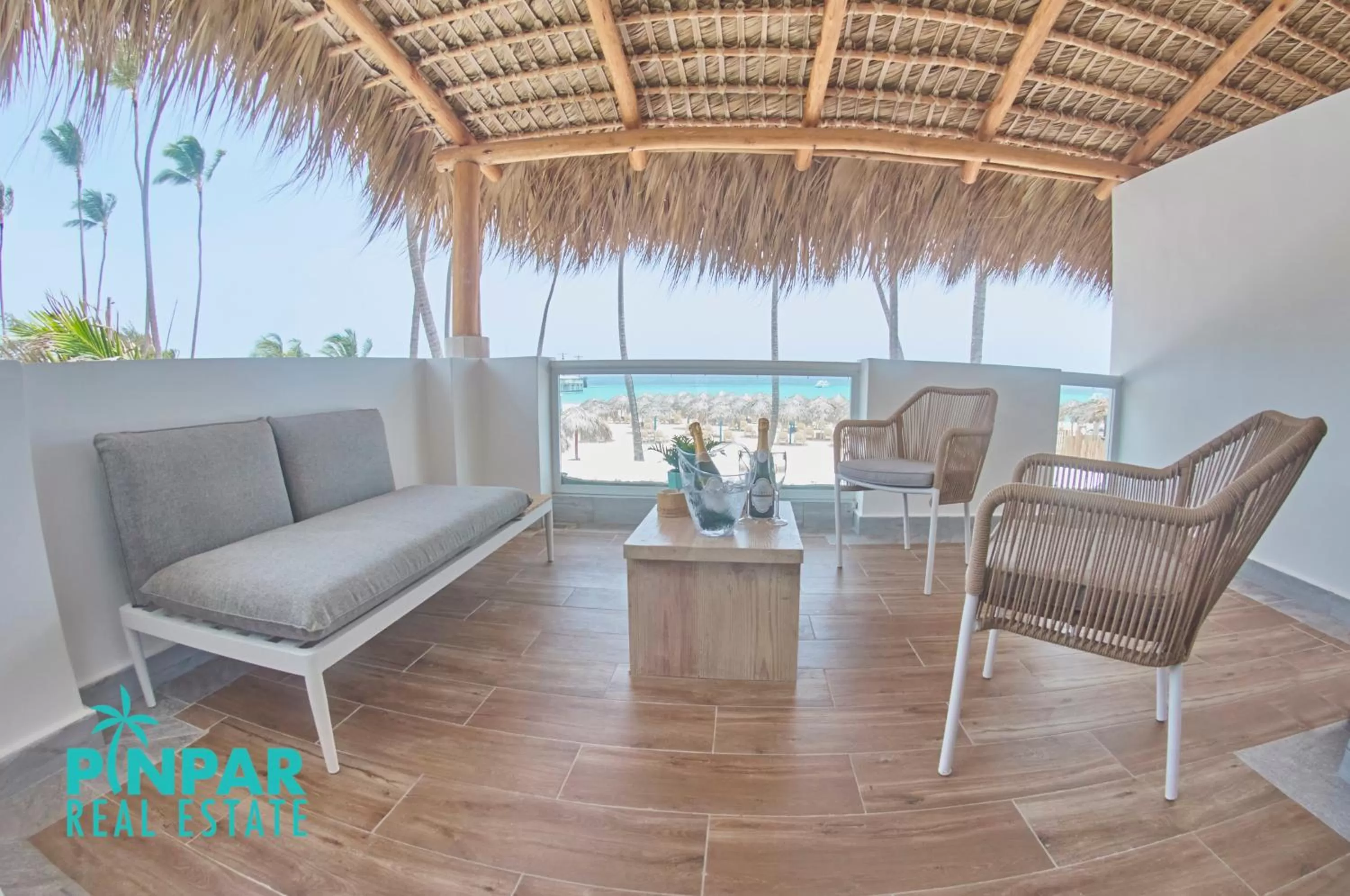 Seating Area in Villa Blanca Beach Club