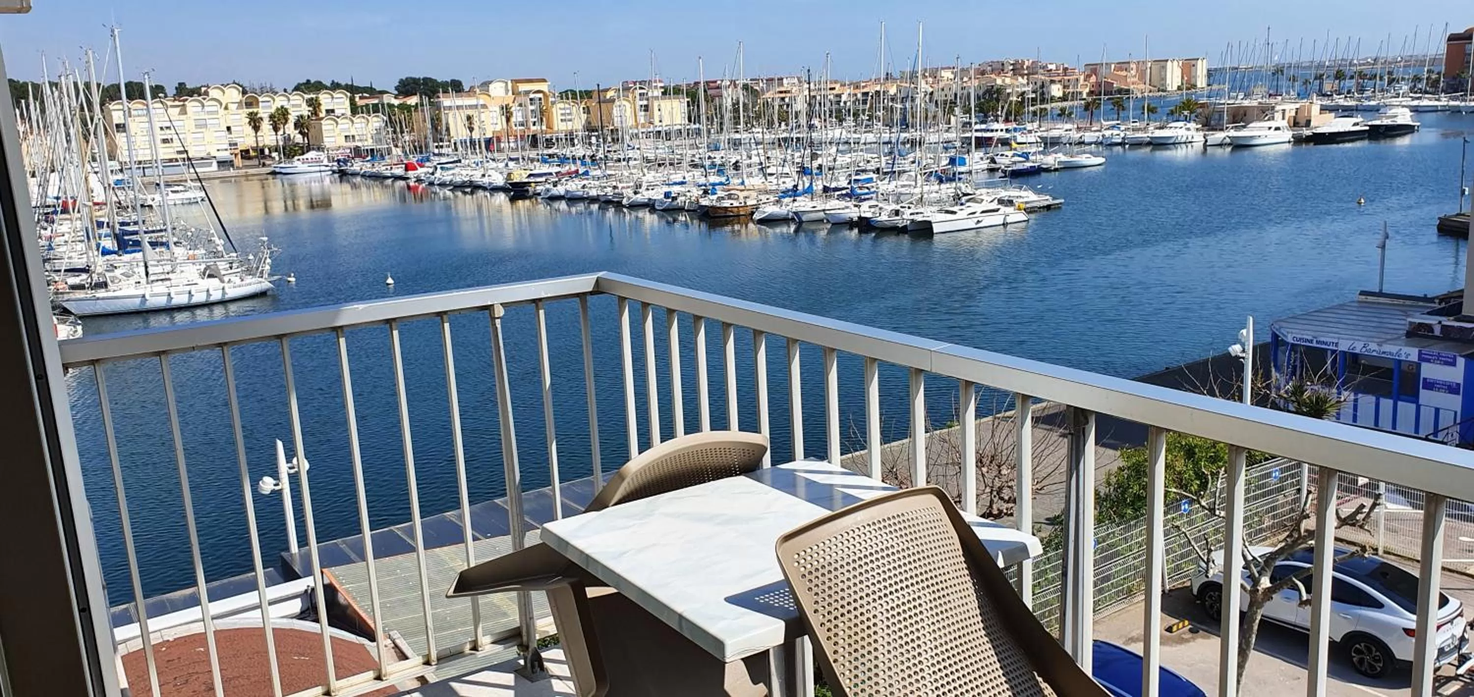 Sea view in Hôtel Port Beach