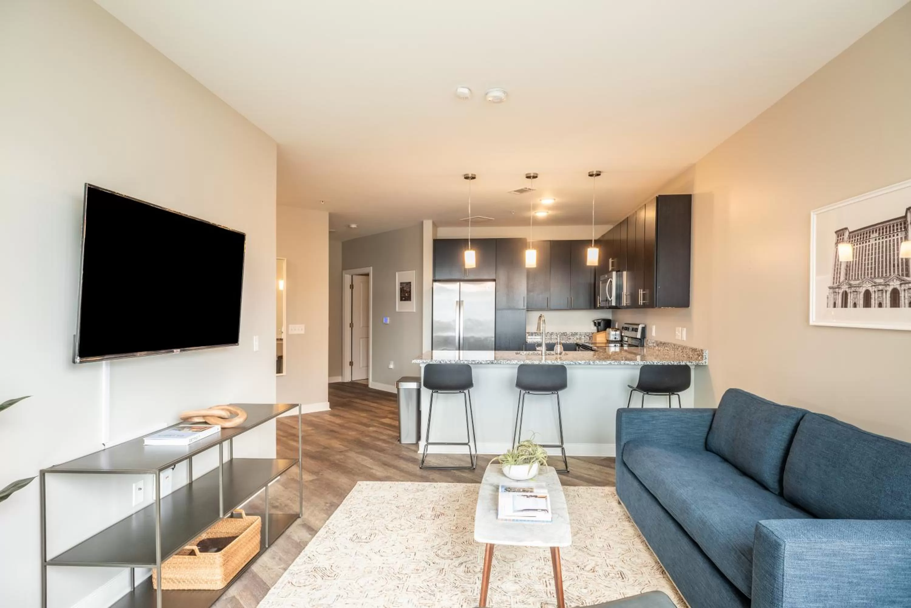 Seating Area in Mint House Detroit - New Center