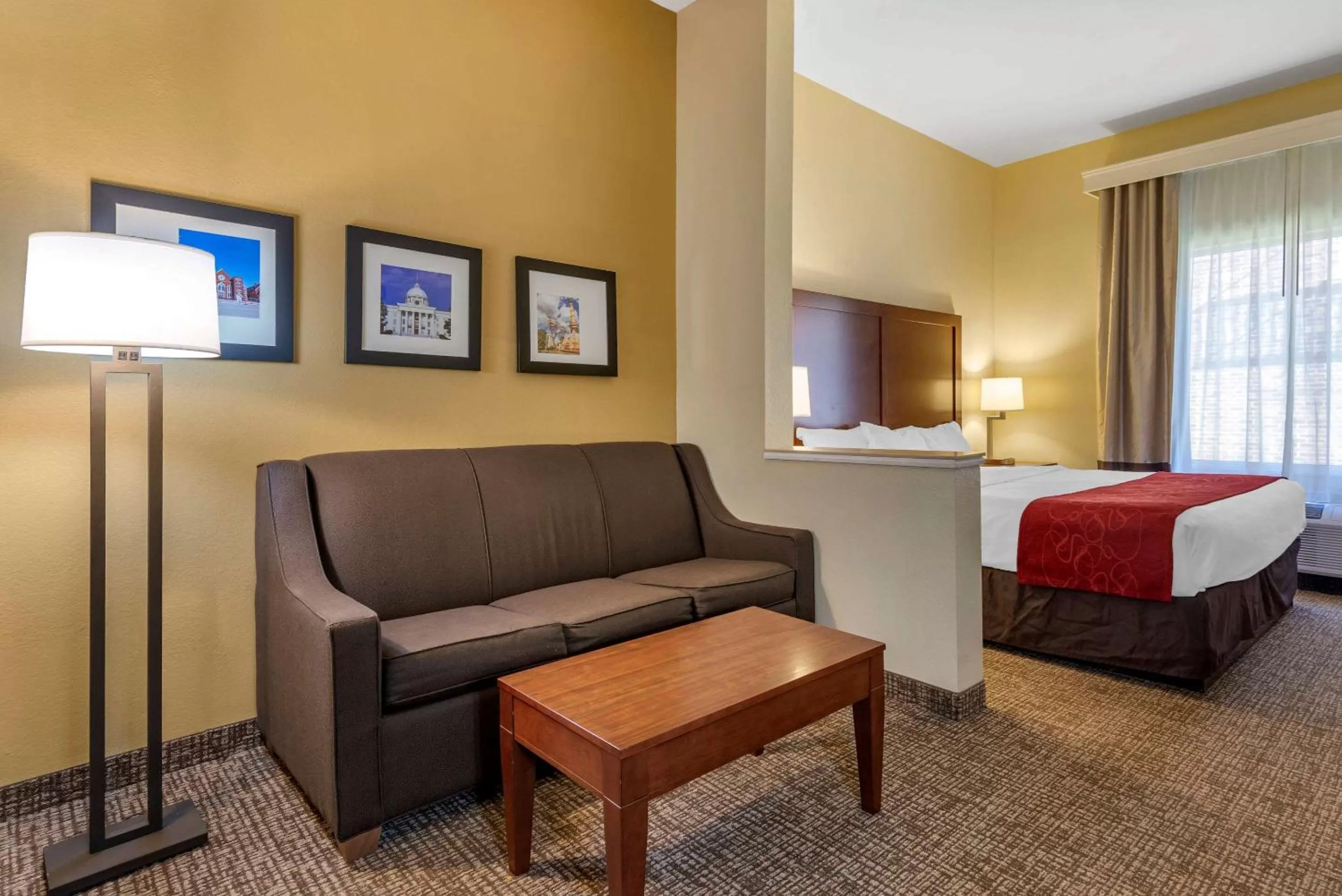 King Suite with Roll-In Shower - Accessible/Non-Smoking in Comfort Suites Montgomery East Monticello Dr.