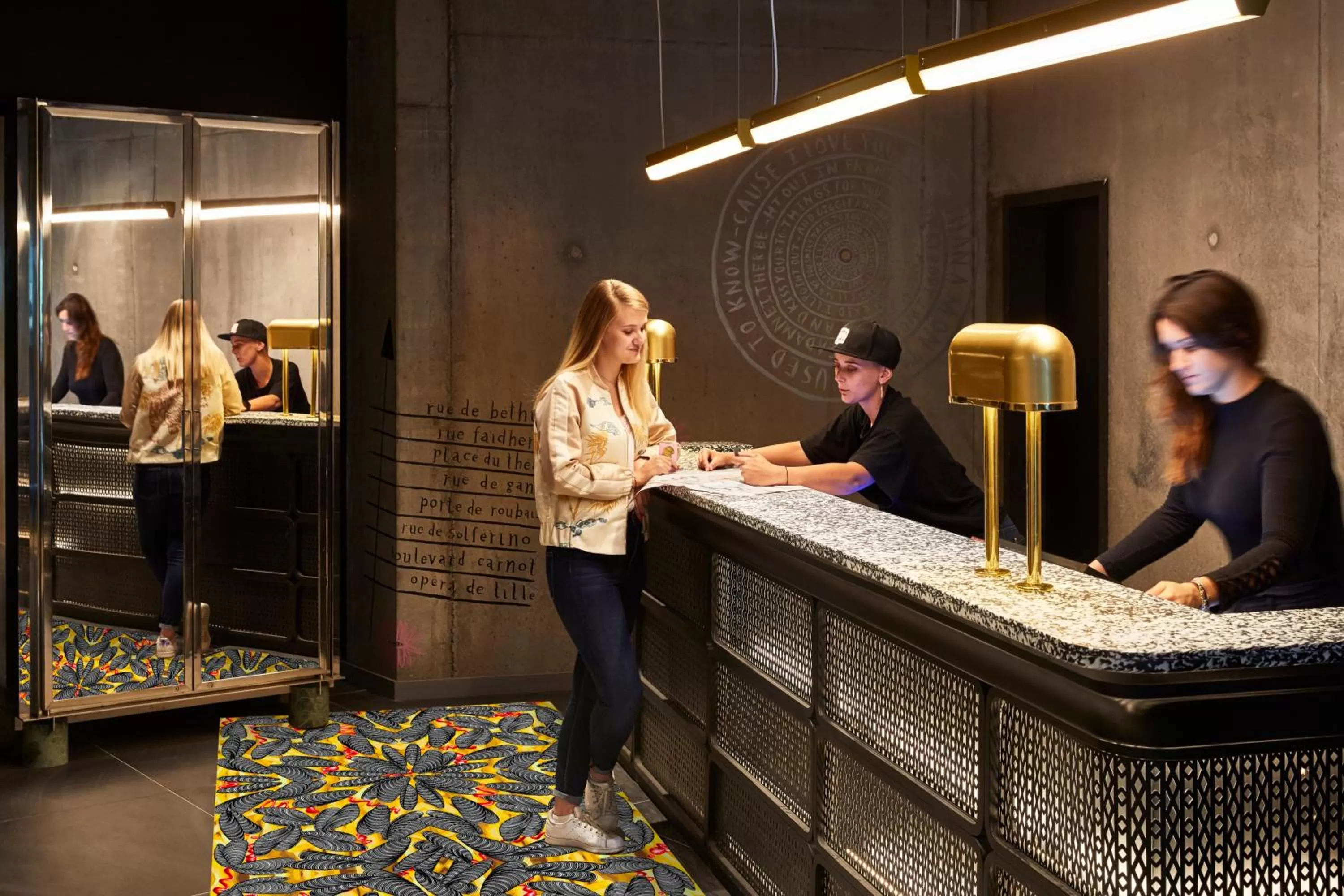 Lobby or reception in Mama Shelter Lille