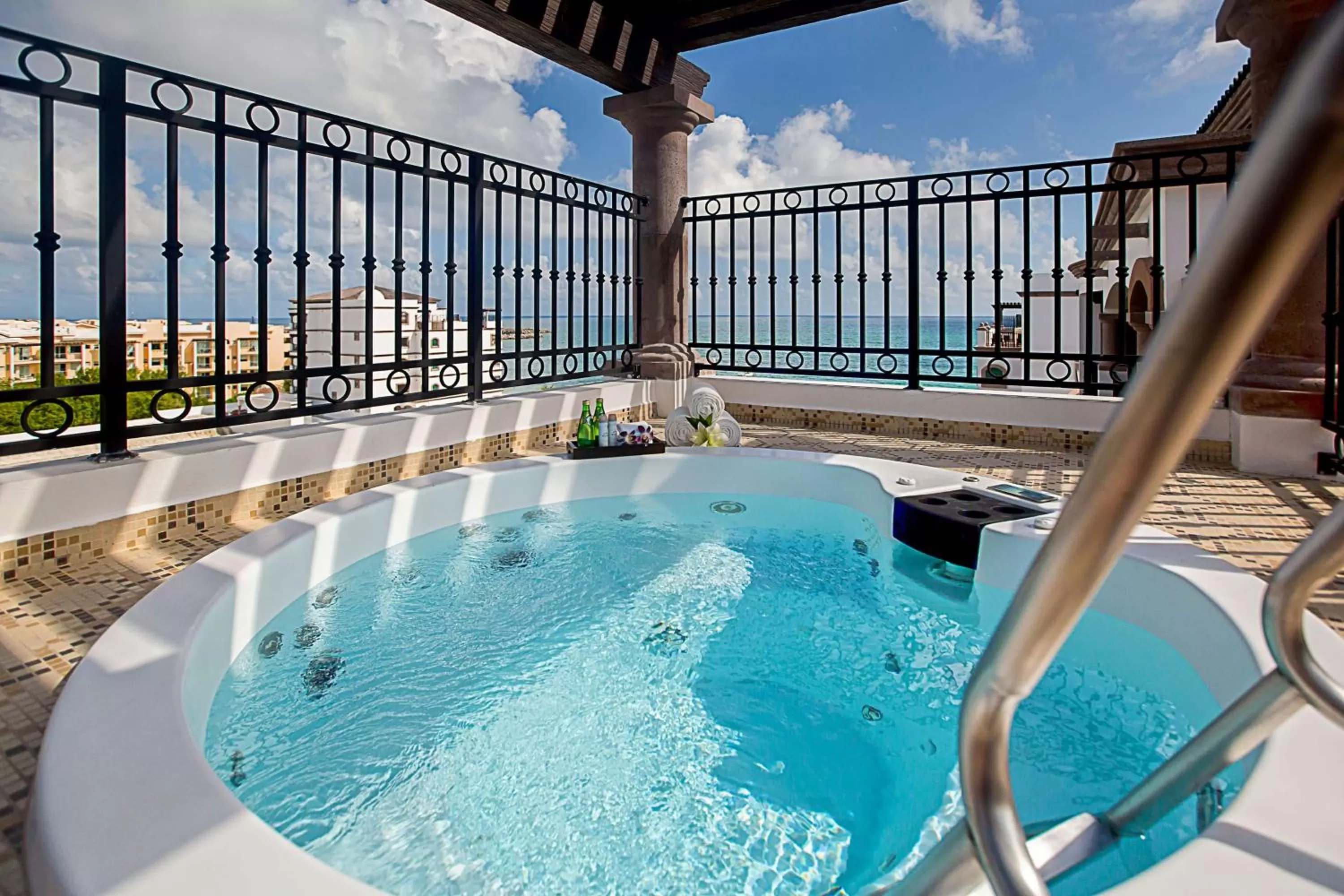 Balcony/Terrace in Grand Residences Riviera Cancun, All Inclusive