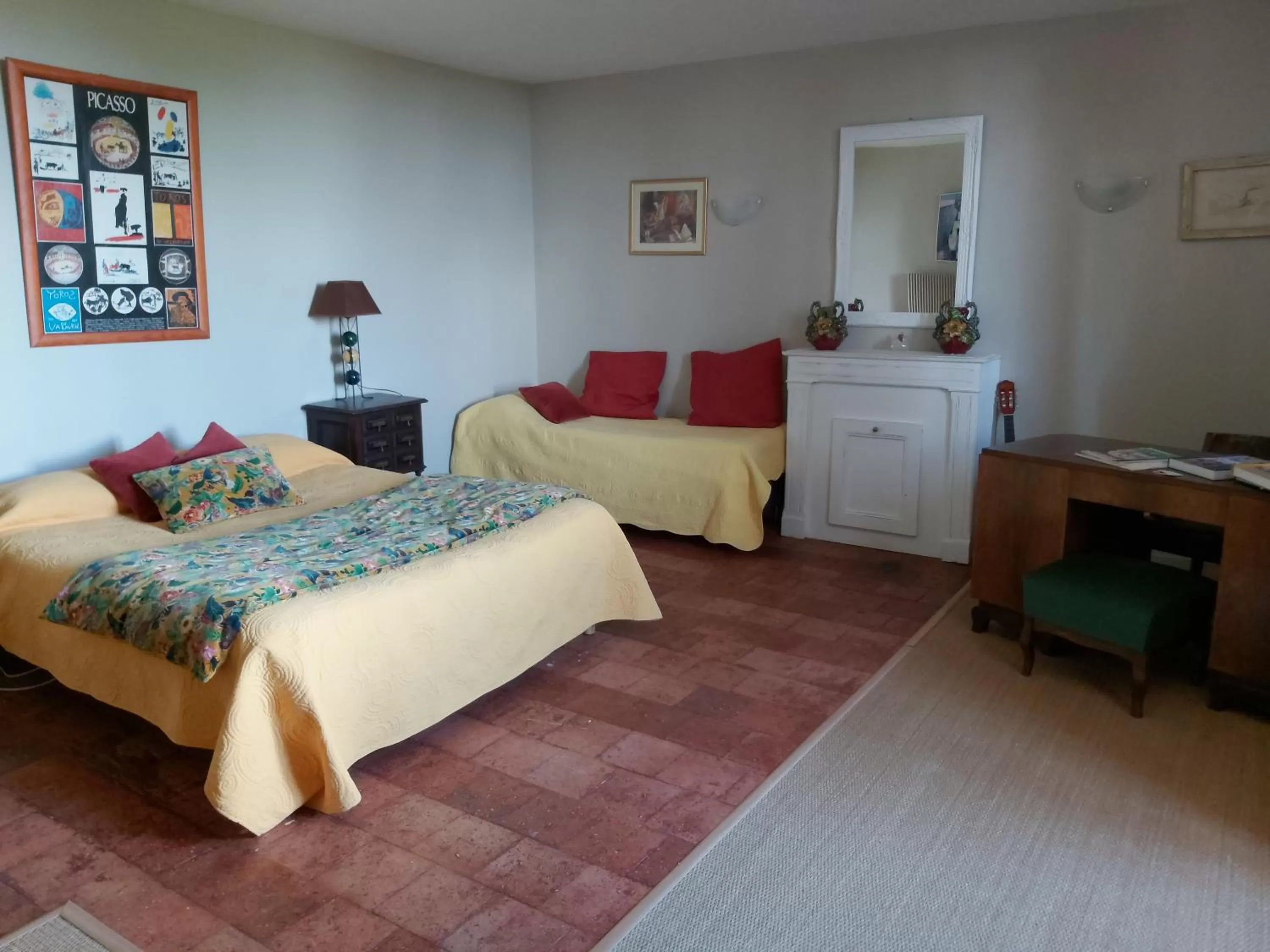 Bed in Chateau De La Moriniere