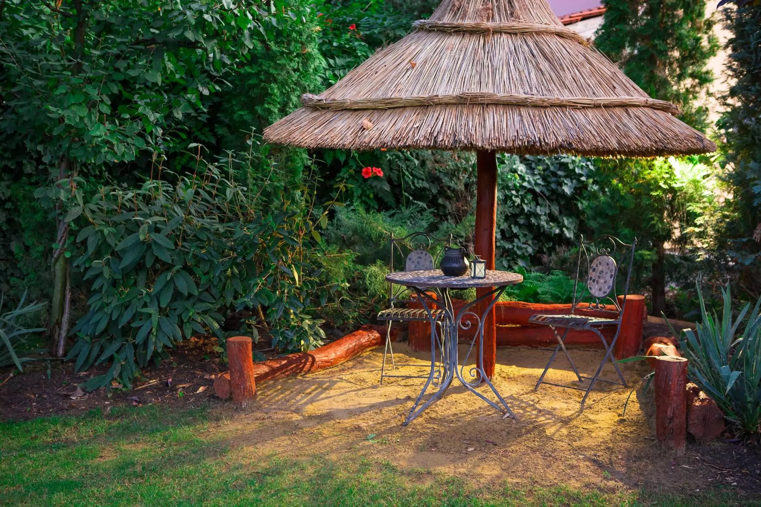 Garden view in Green Park Villa