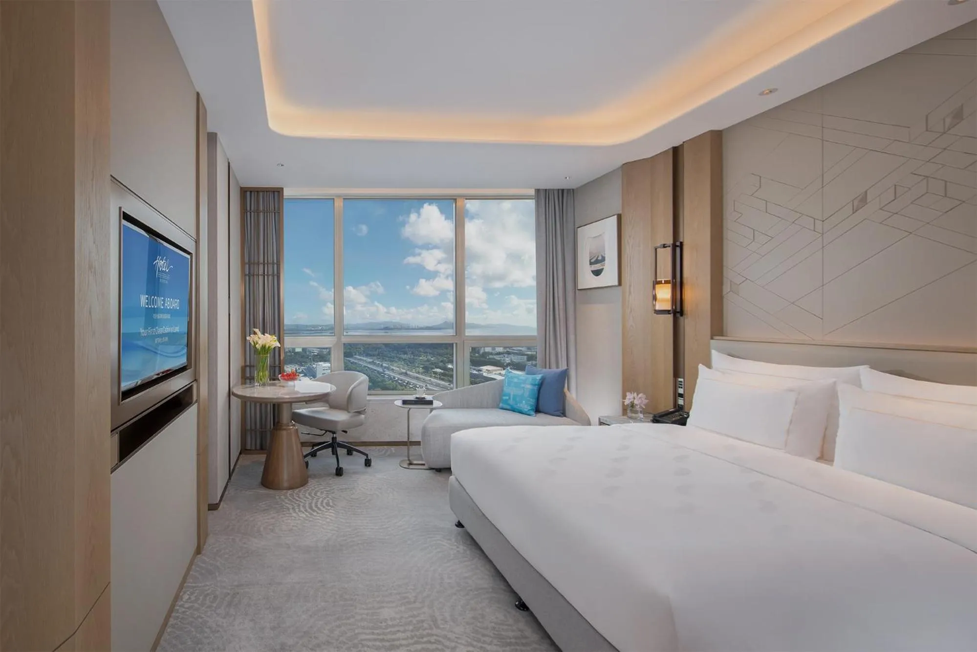 City view, Bed in Shenzhenair International Hotel