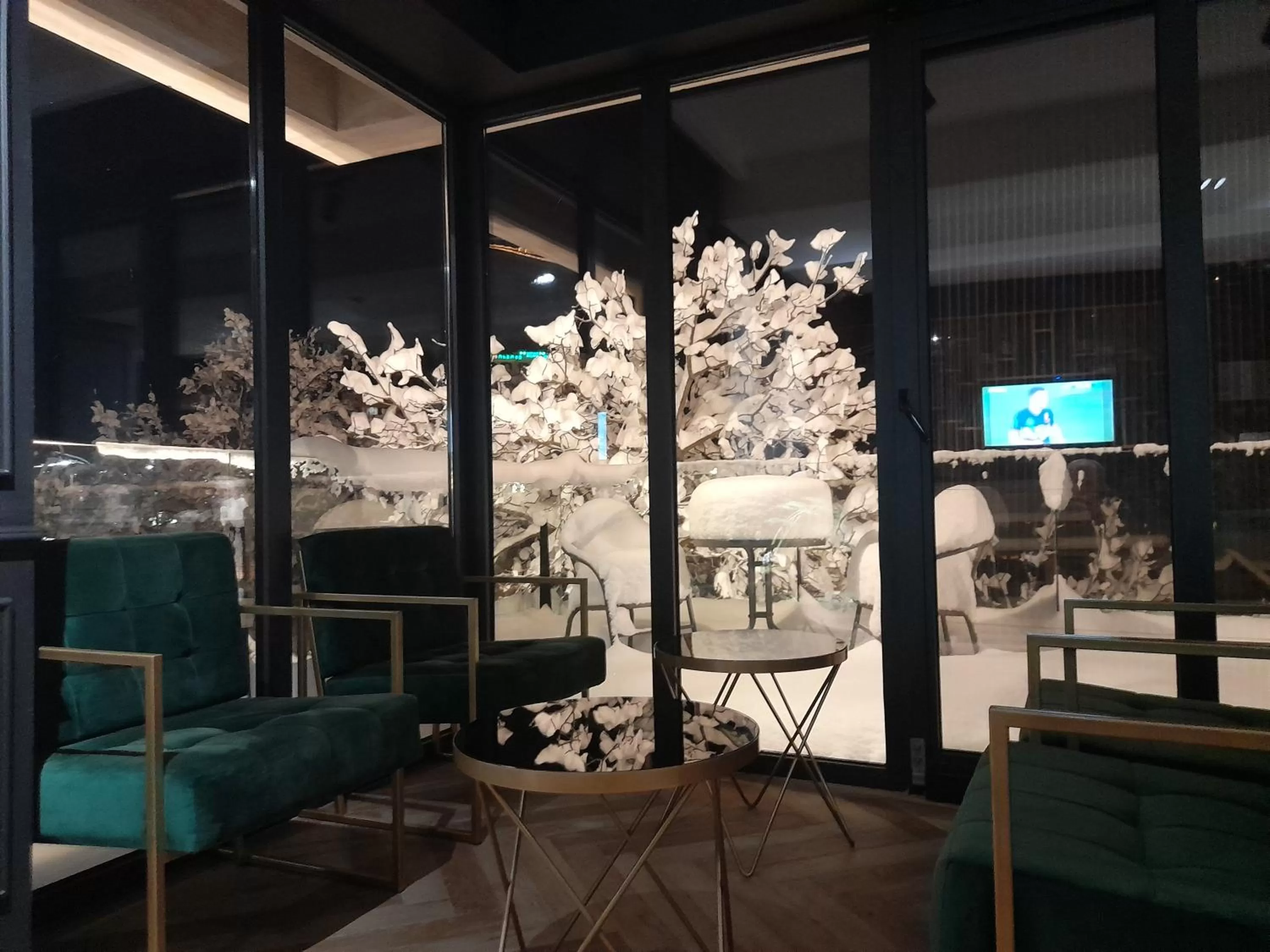 Patio in Borjomi Bridge Hotel