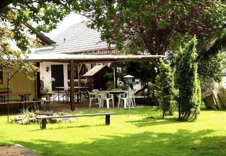 Garden in Gasthaus-Pension Zum Brandweiher