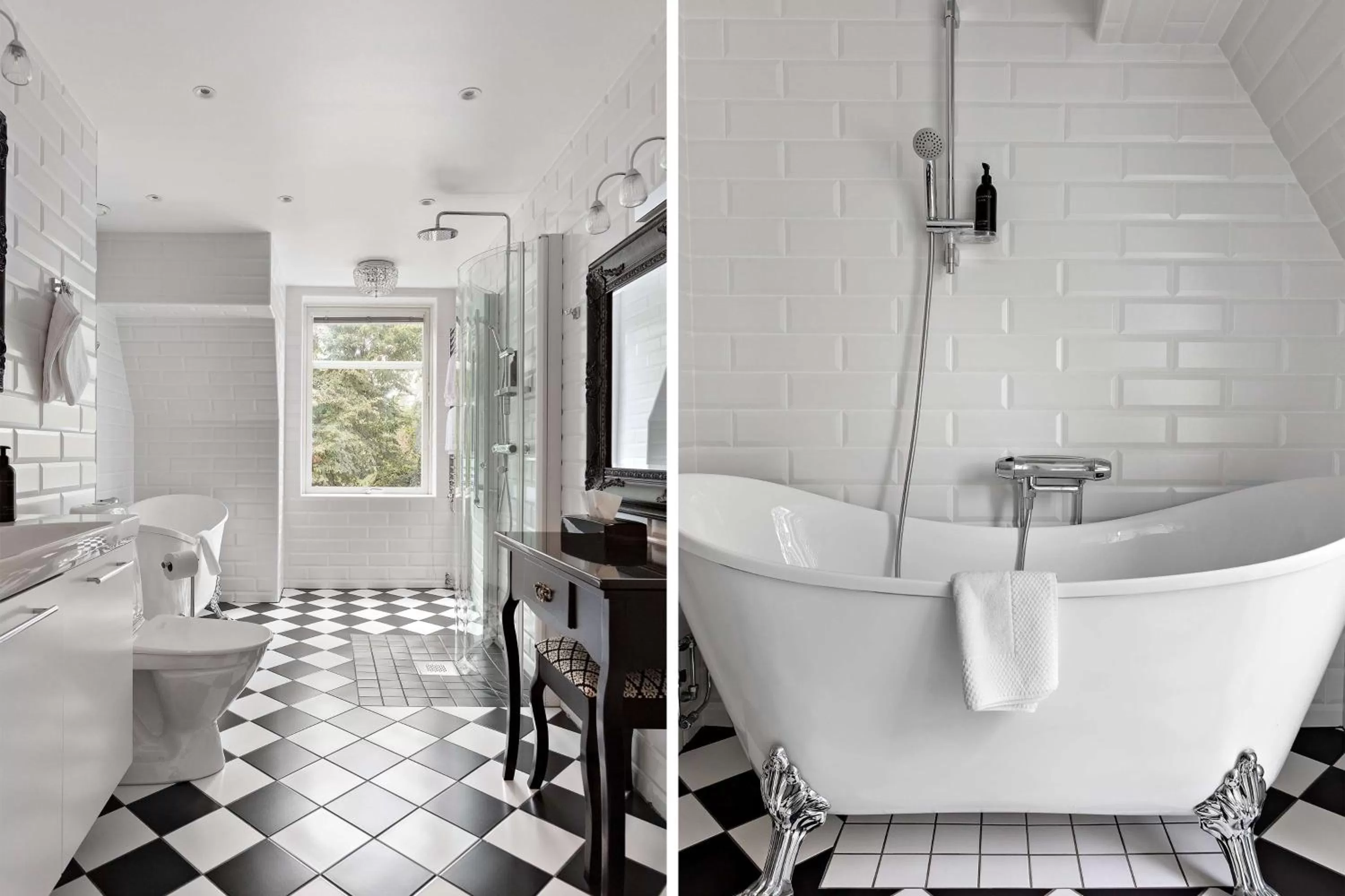 Shower in Best Western Centralhotellet