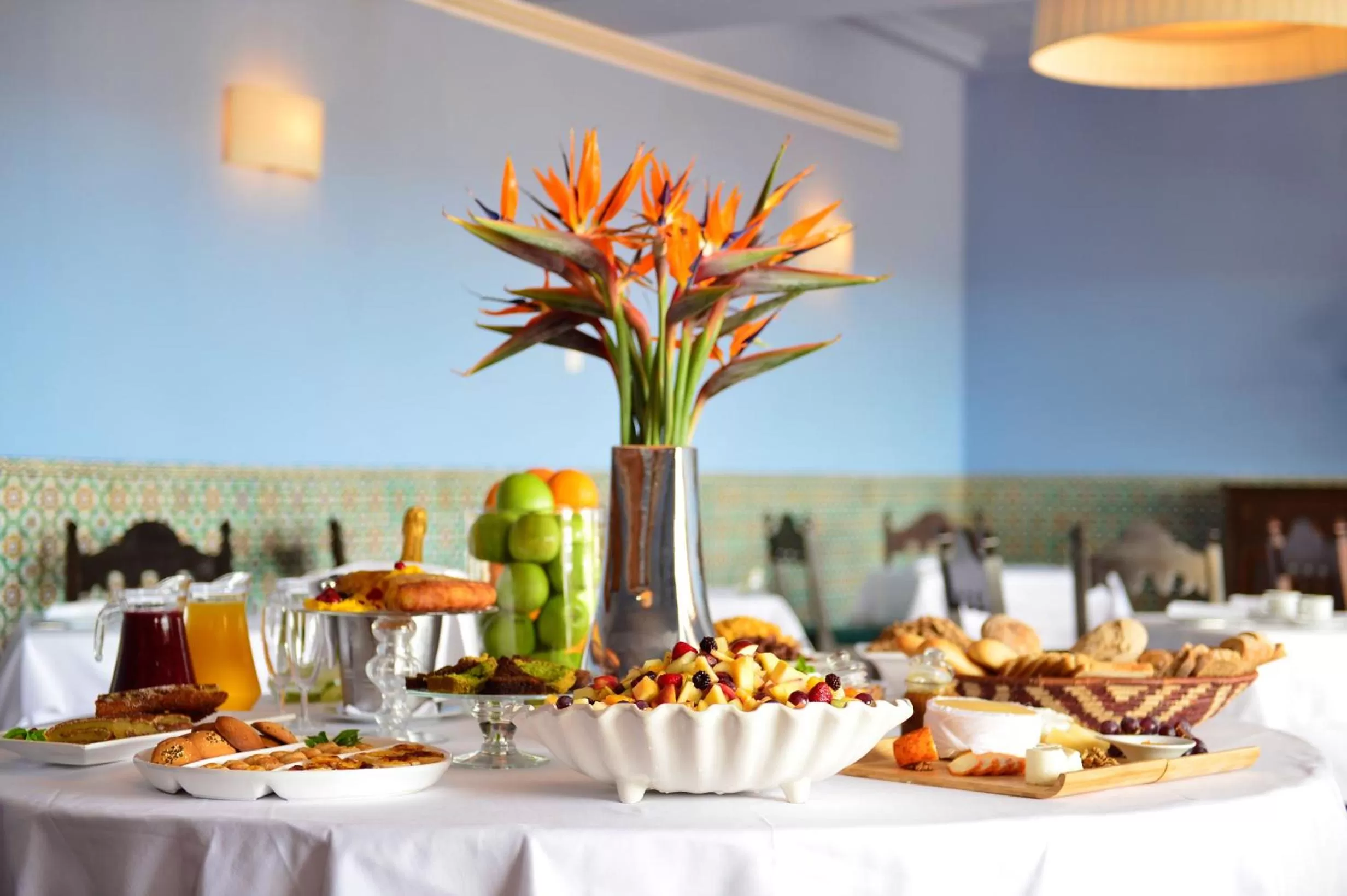 Buffet breakfast in Pousada de Sagres