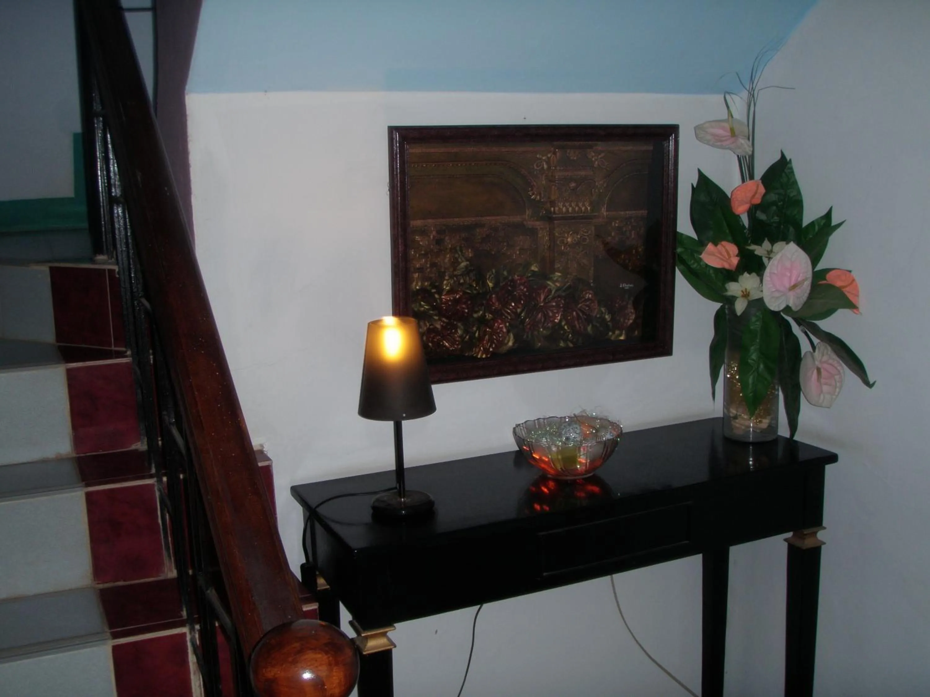 Decorative detail in Anthurium Inn