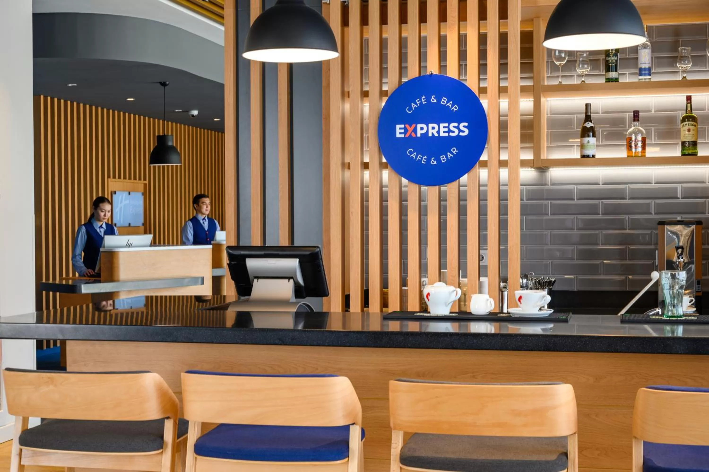 Lobby or reception in Holiday Inn Express - Almaty by IHG