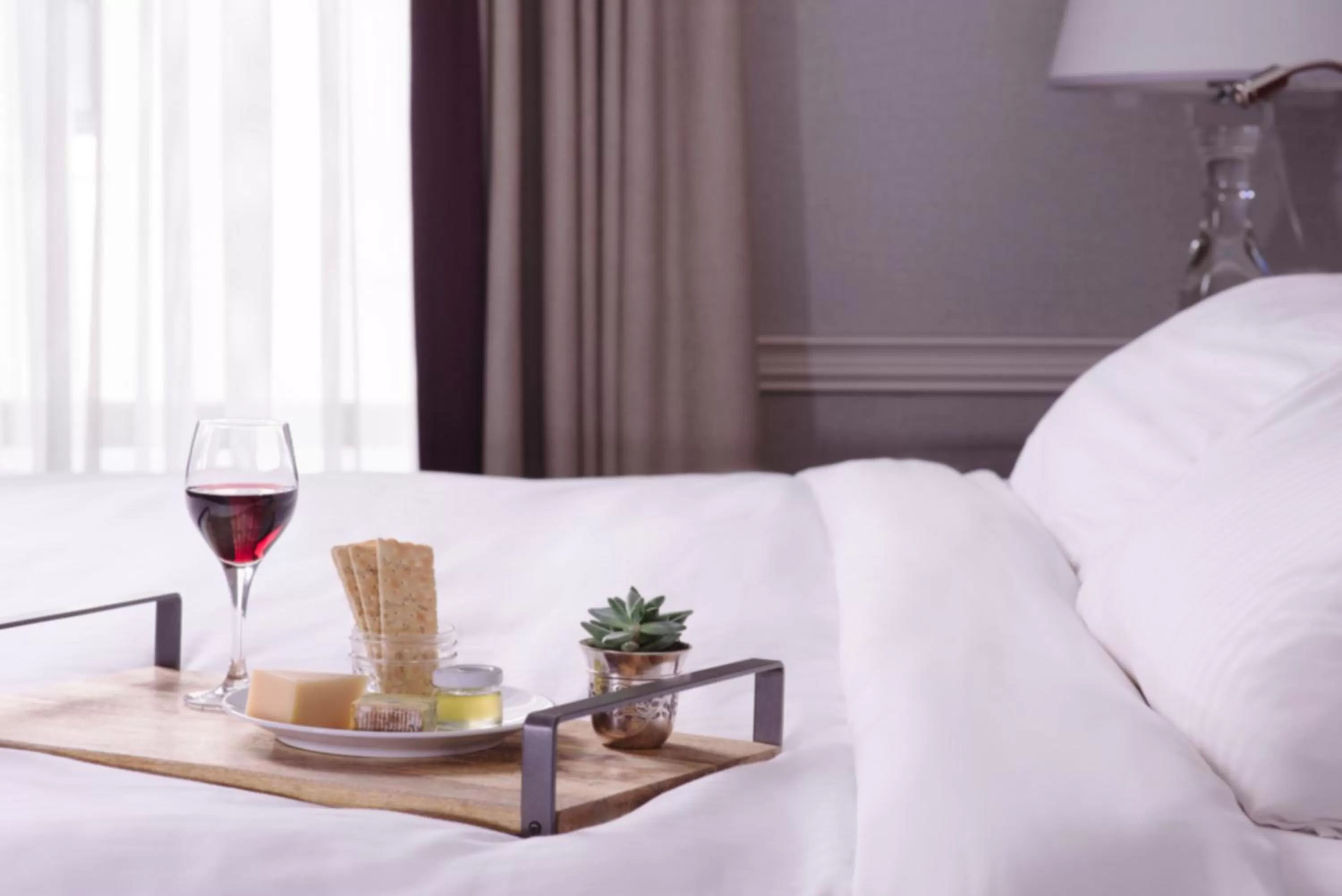 Bed in Fairmont Copley Plaza