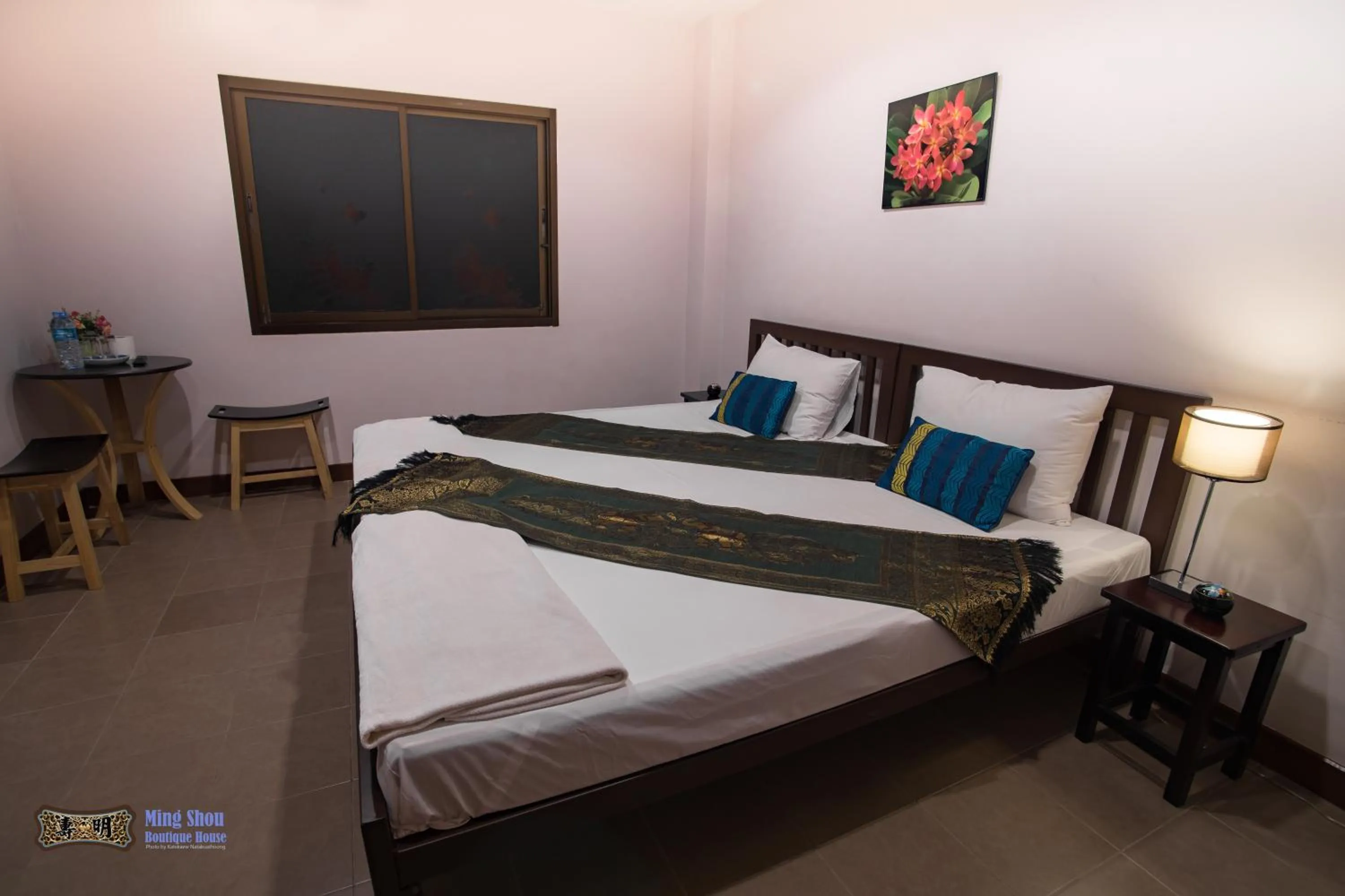 Bed in Ming Shou Boutique House