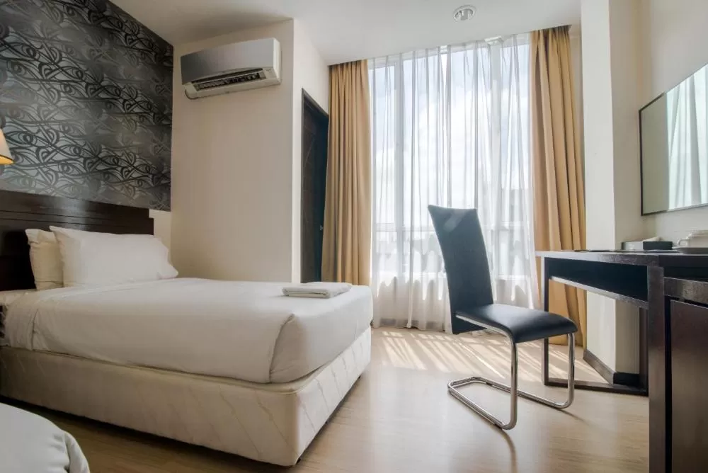 View (from property/room), Bed in De' Garden Hotel, Butterworth