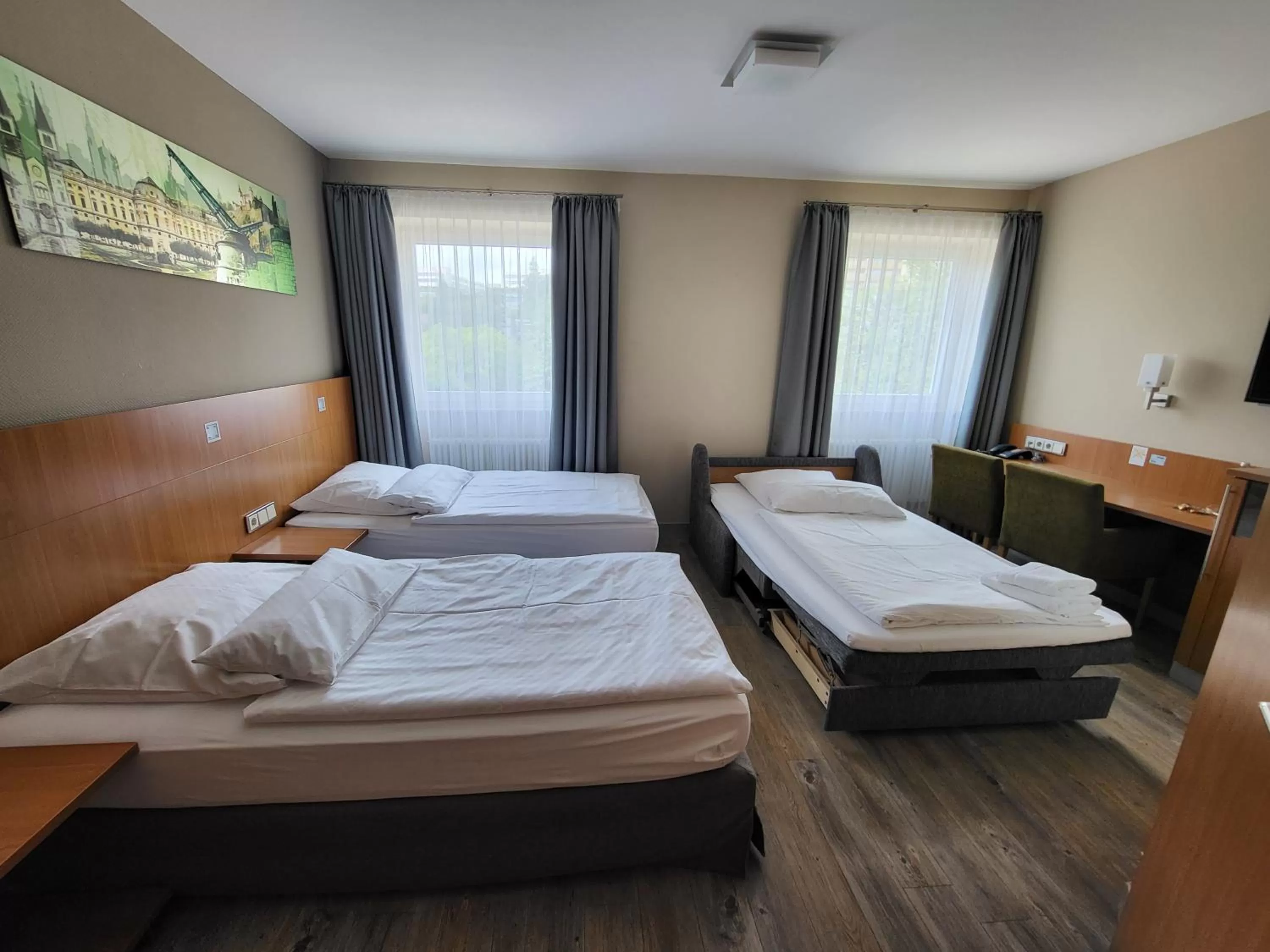 Bed in Hotel Lindleinsmühle