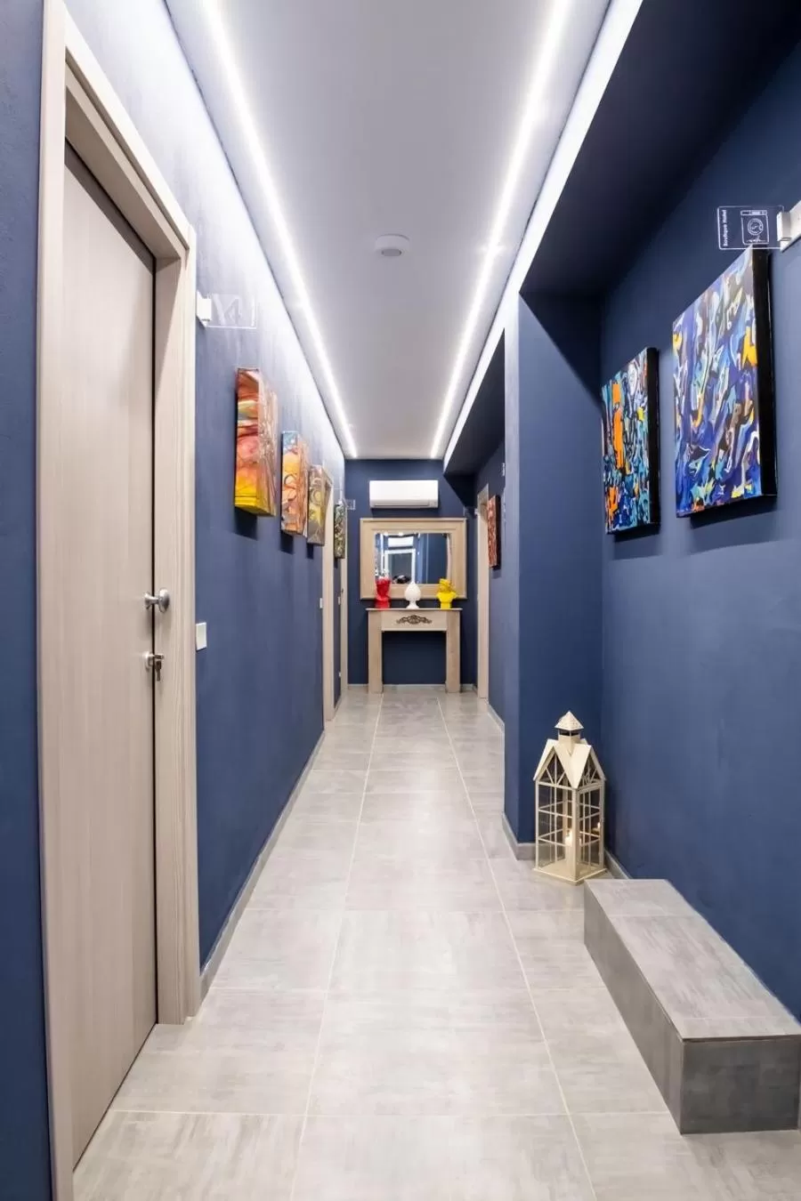 Inner courtyard view in Boutique Hotel Ferrara