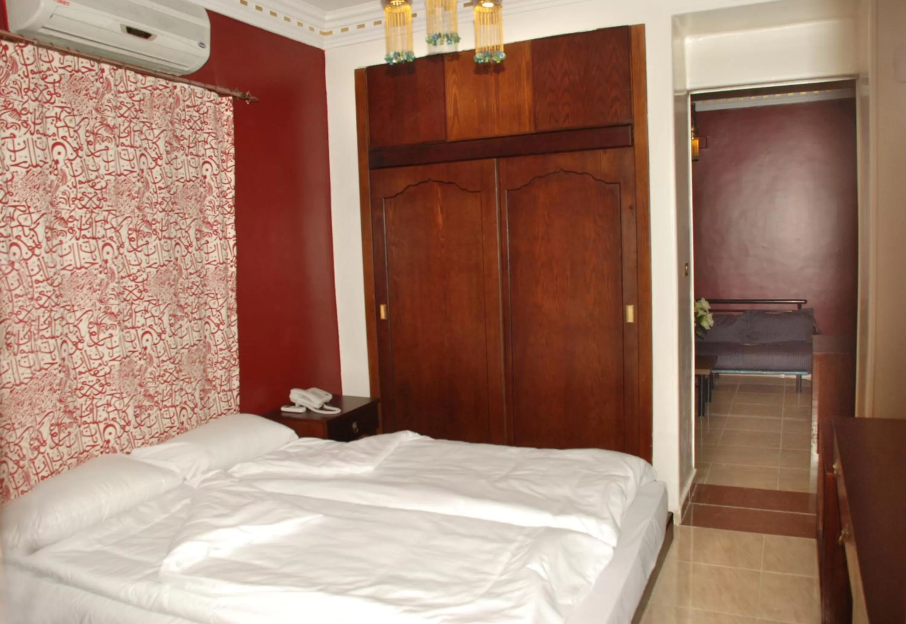 Bed in Philae Hotel Aswan