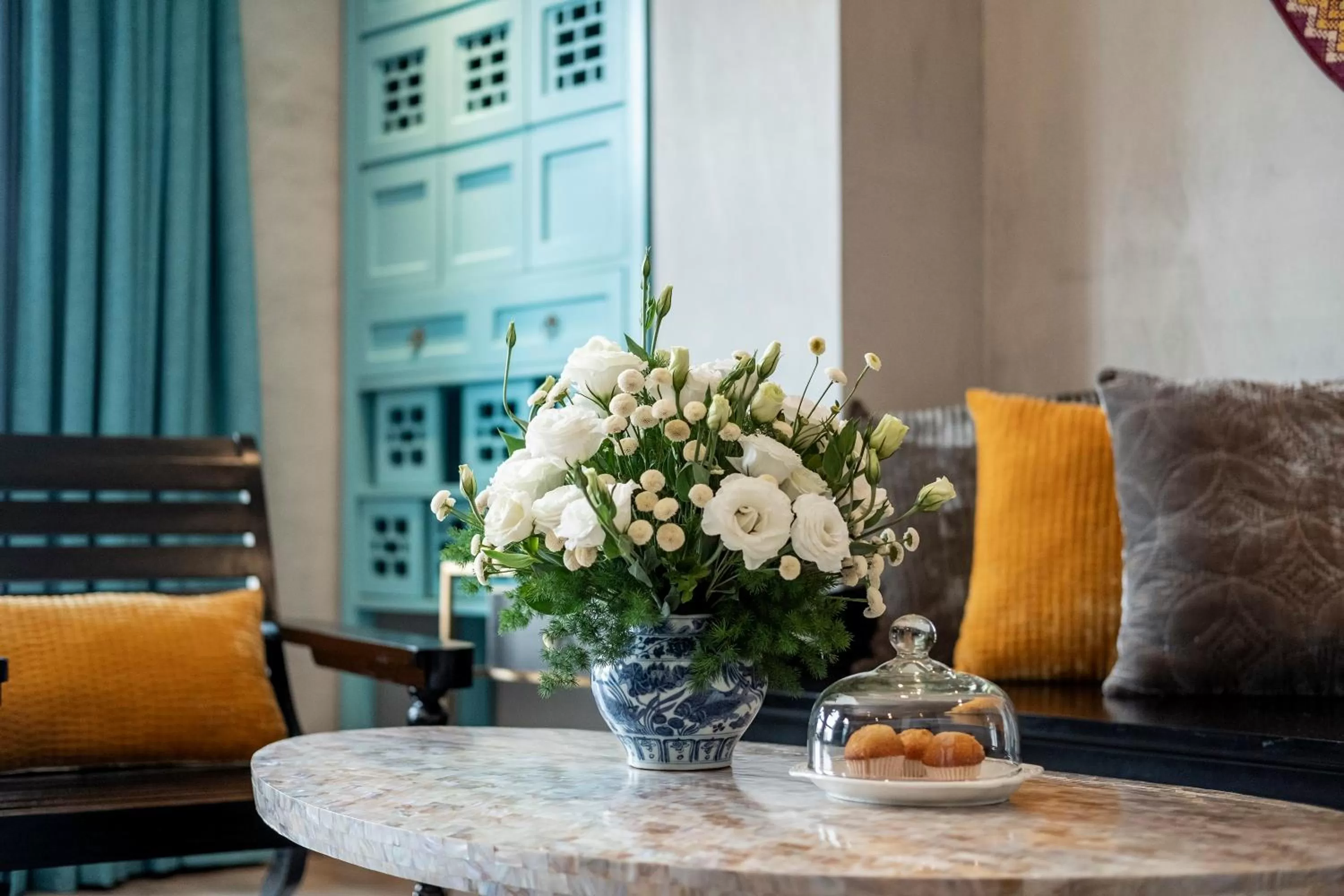 Decorative detail in Sanouva Saigon Hotel