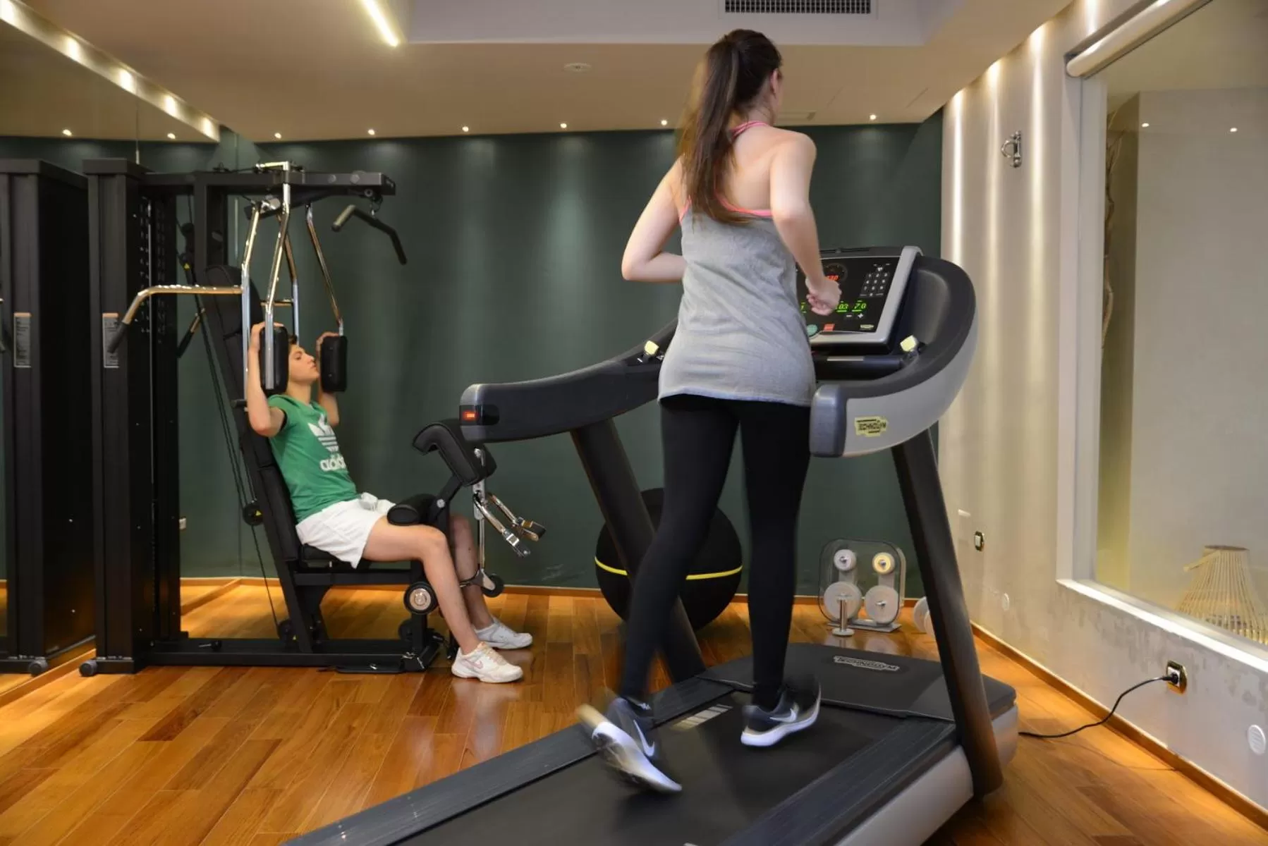 Fitness centre/facilities in Callistos Hotel & Spa
