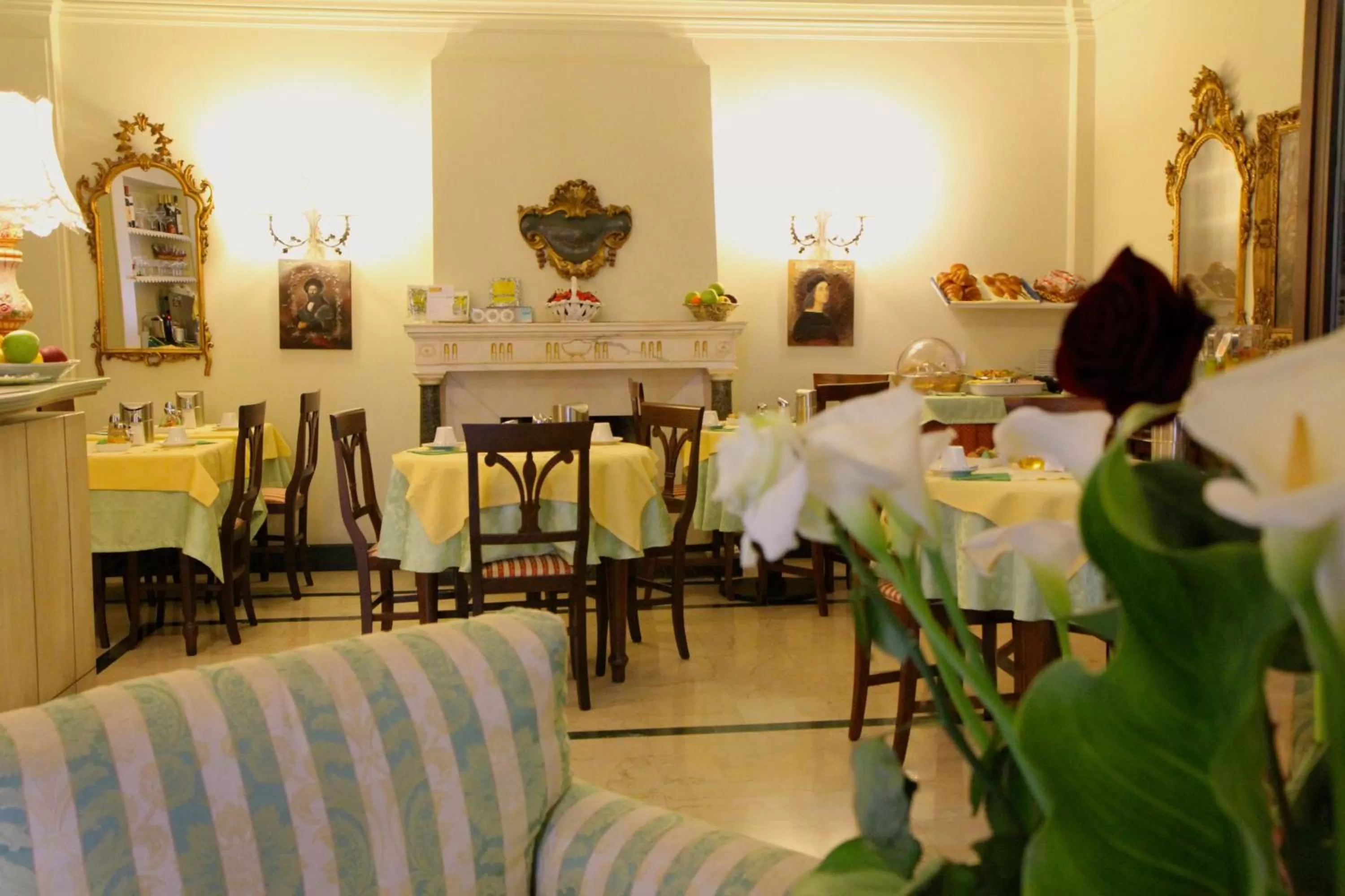 Restaurant/places to eat in Alloro B&B