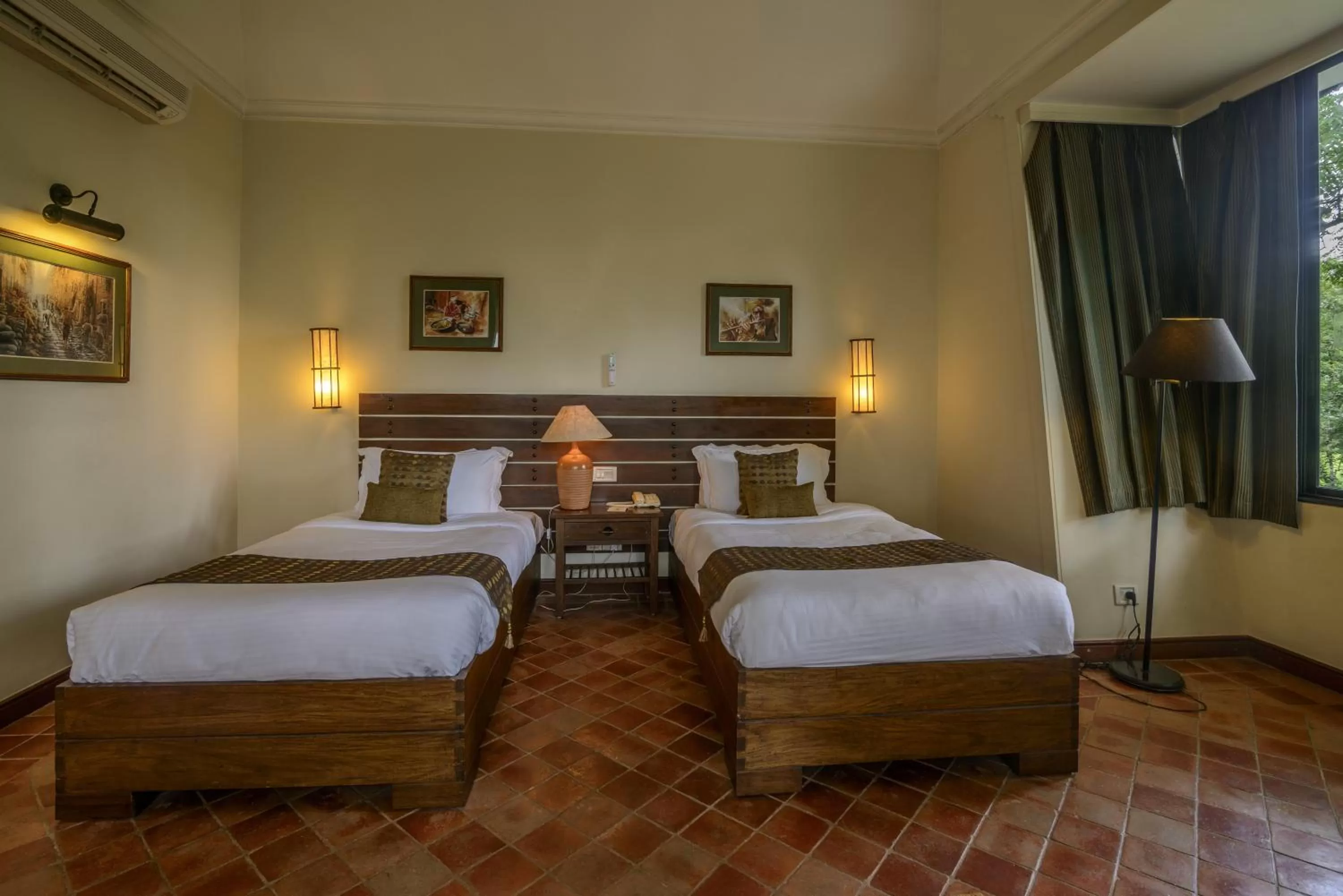 Bed in Gokarna Forest Resort Kathmandu