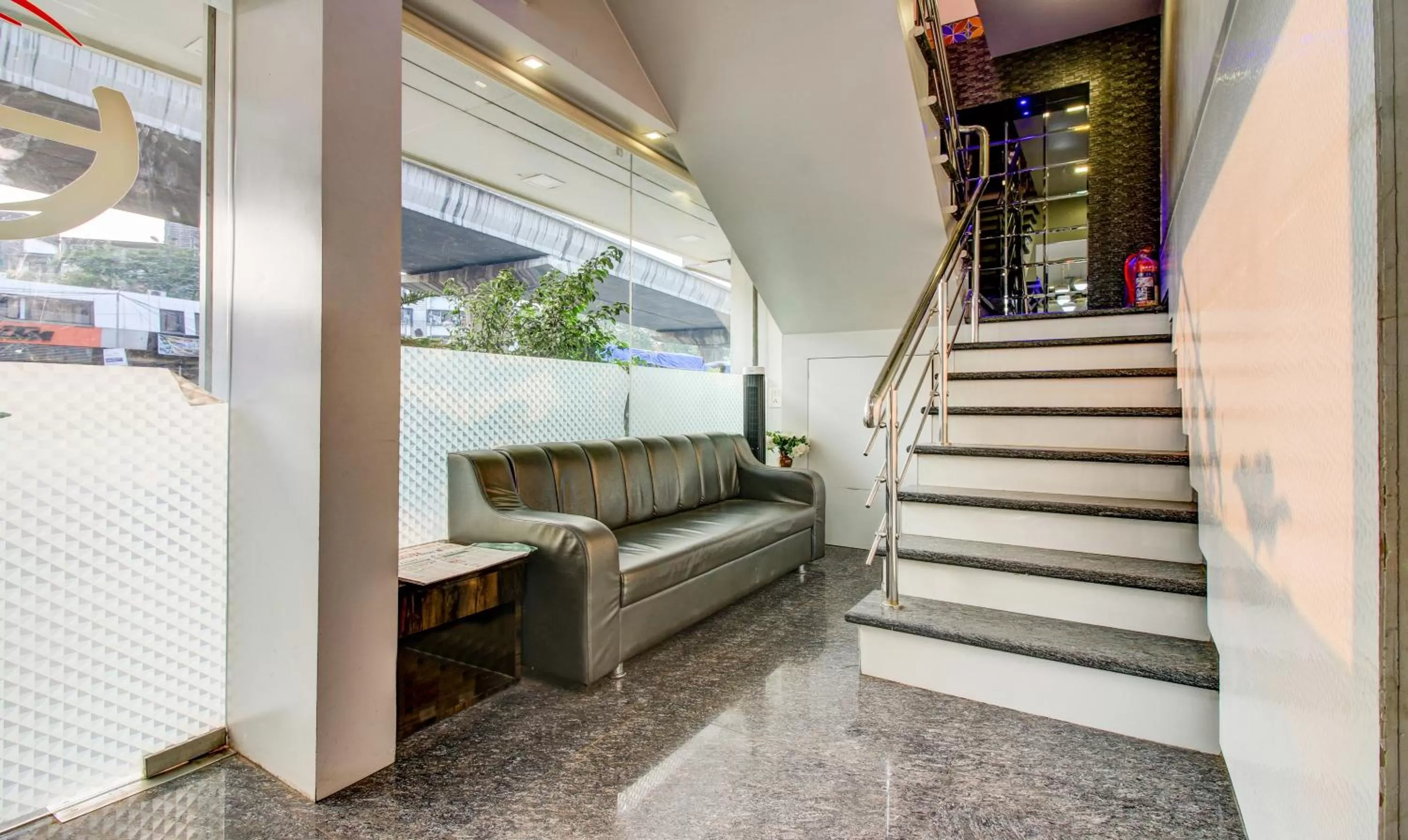 Seating area in Hotel Magnet