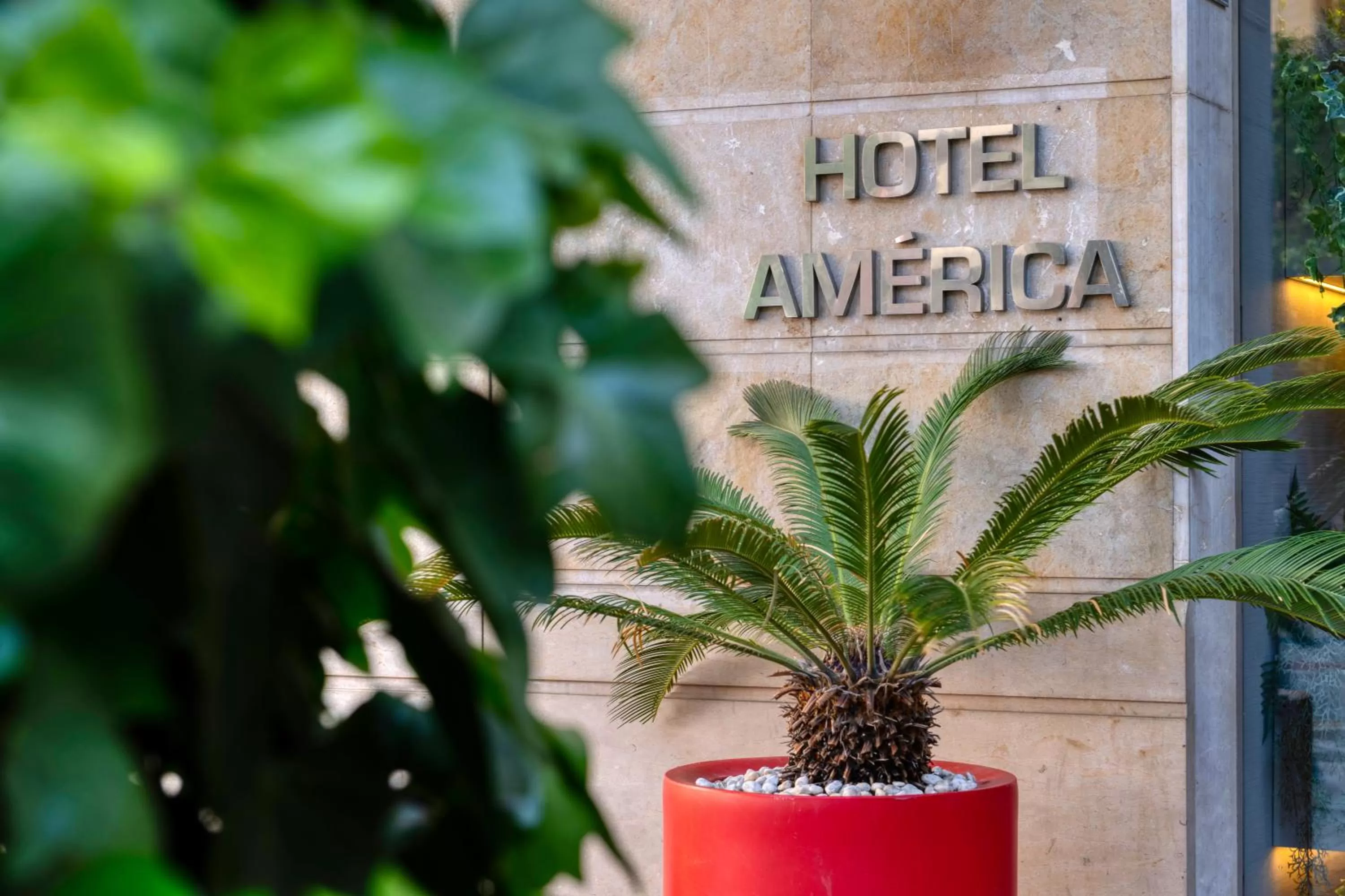 Property building in Hotel America Barcelona