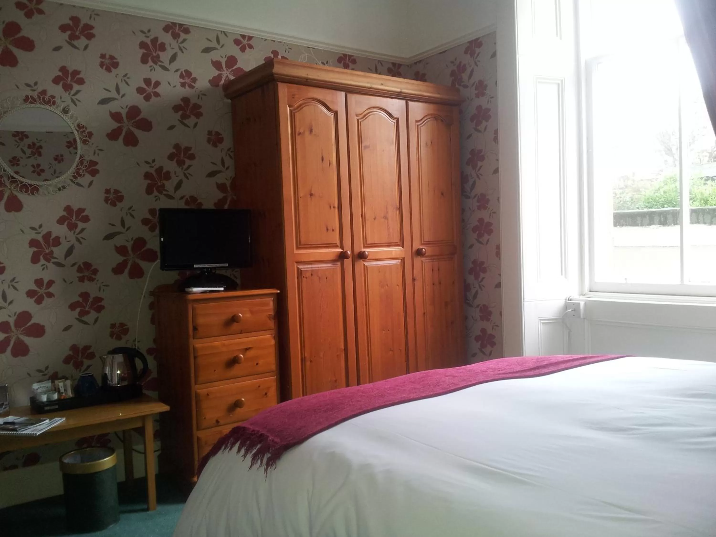 Decorative detail, Bed in St.Ebba B&B