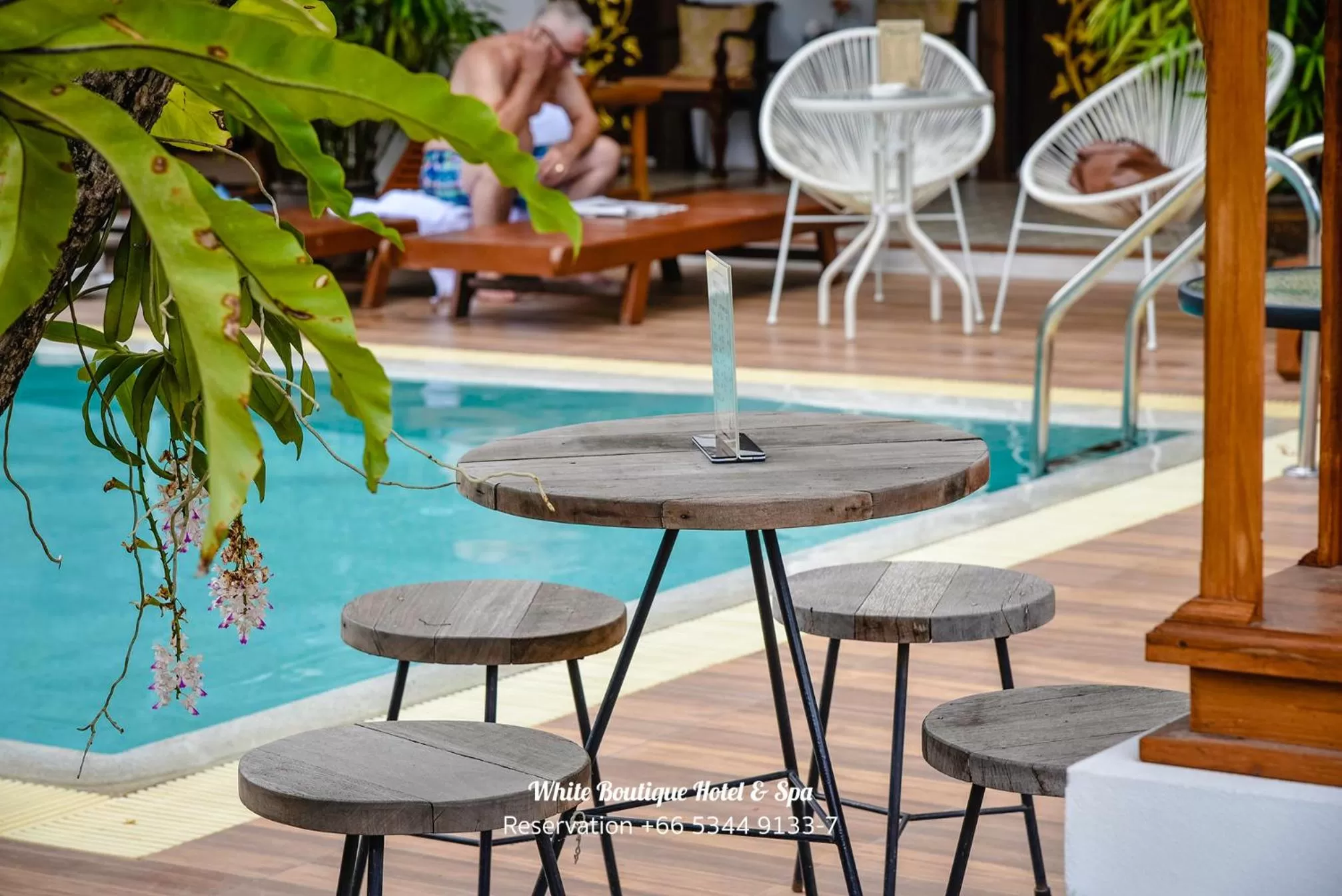 Swimming pool in White Boutique Hotel and Spa