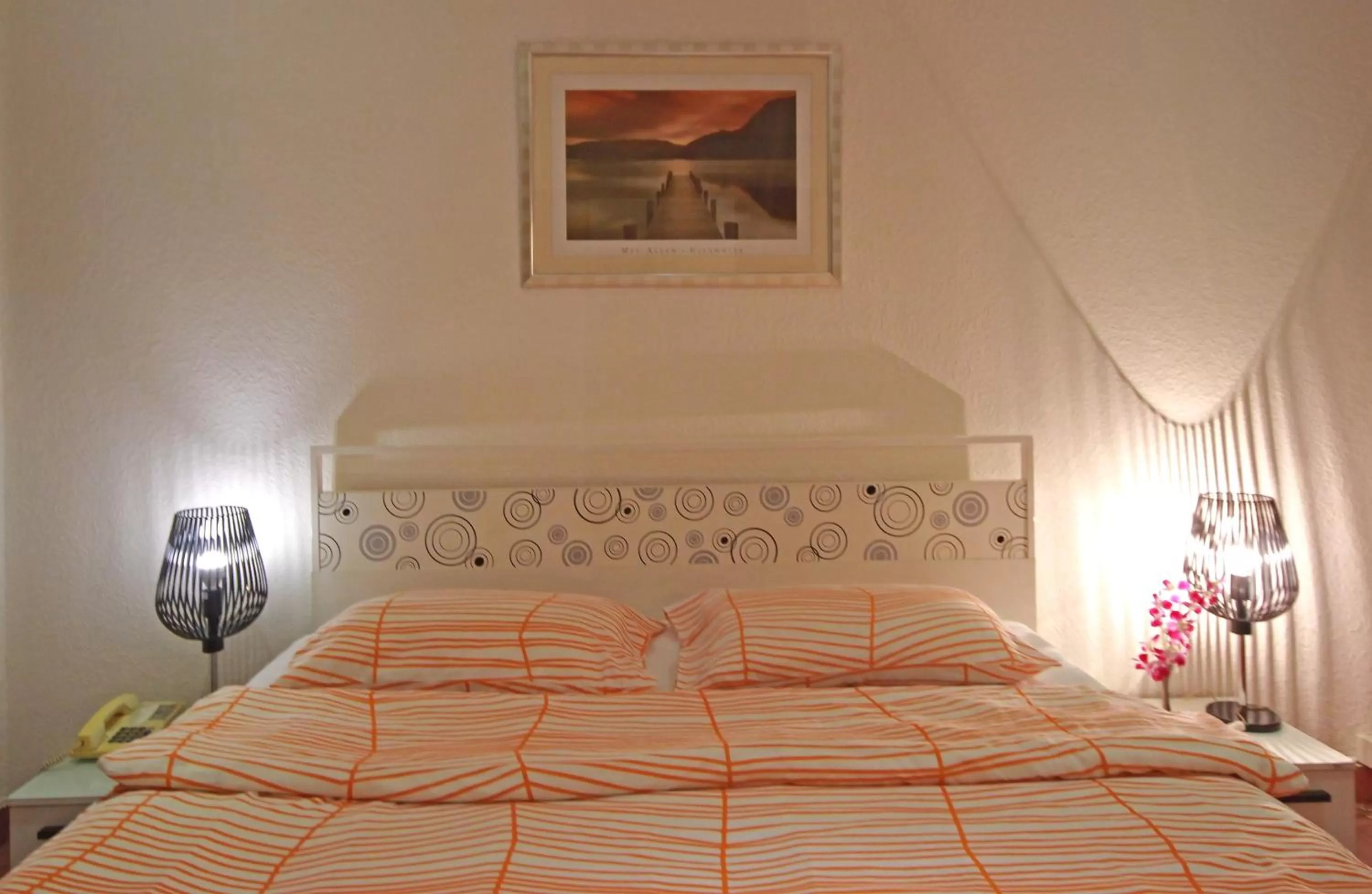 Bedroom, Bed in Swiss Food Restaurant and room for rent