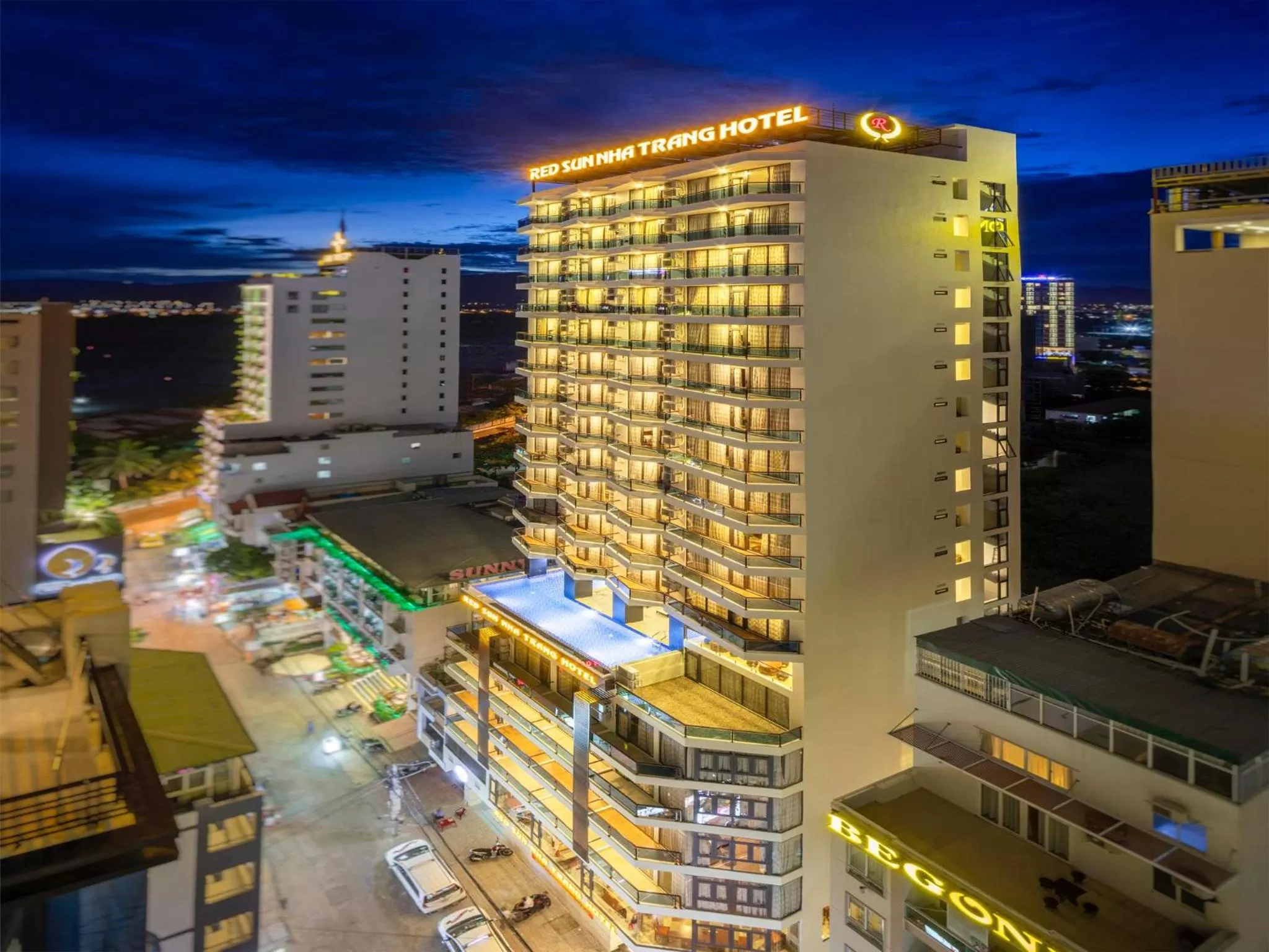 Property building in Red Sun Nha Trang Hotel