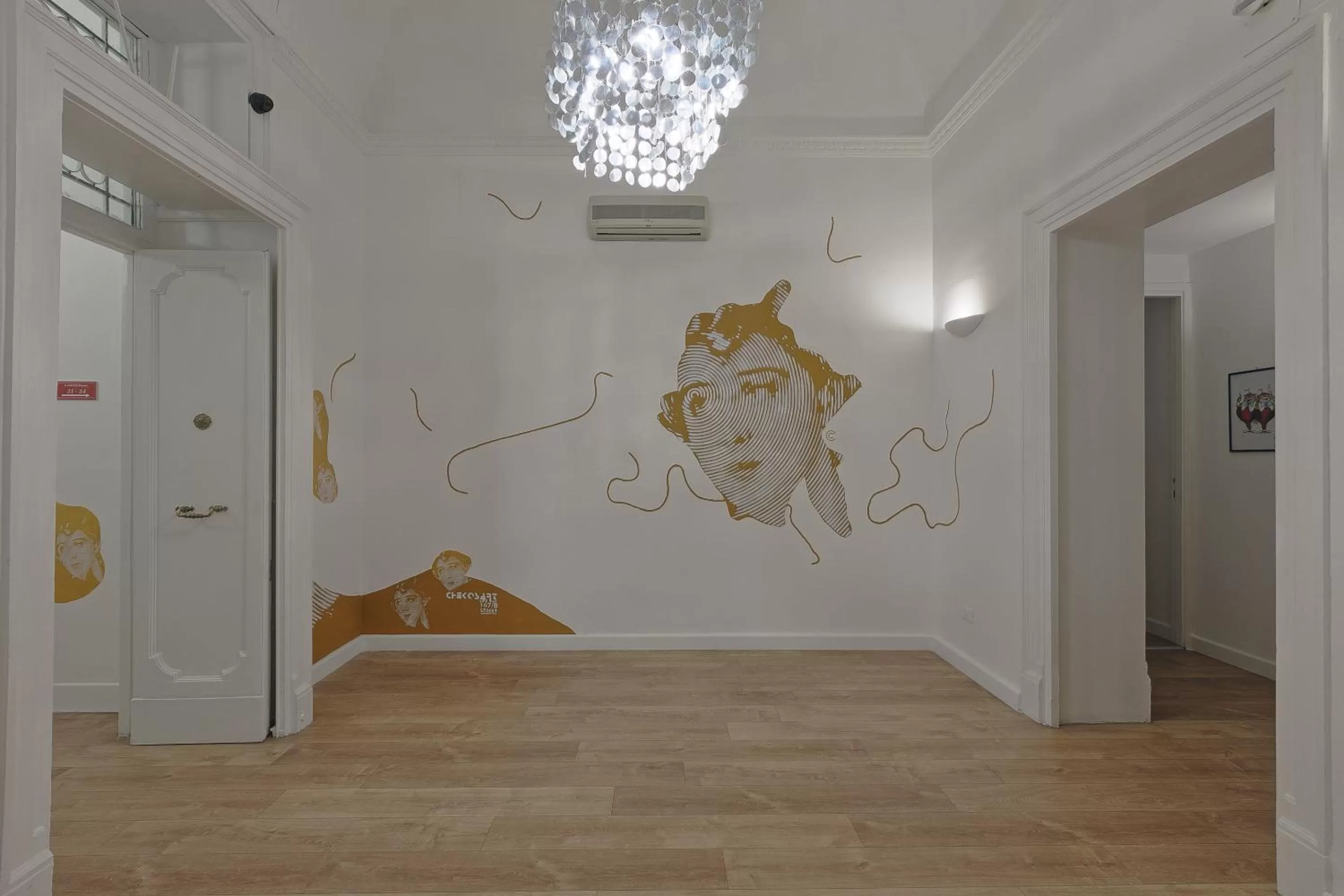 Decorative detail in Afea Art & Rooms