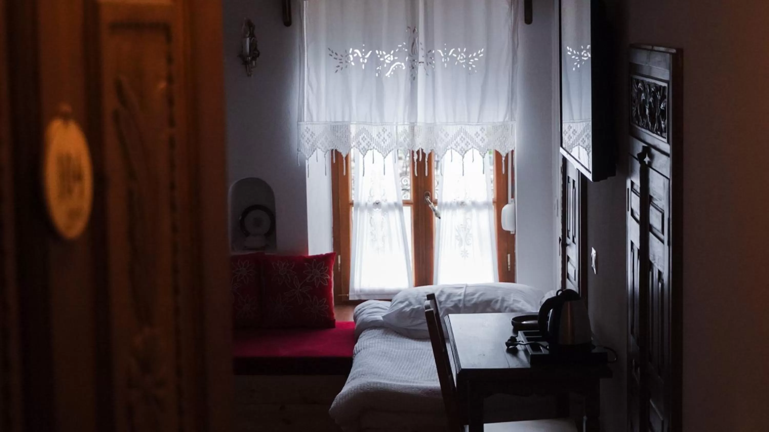 Bed, Seating Area in Boutique Hotel Musée