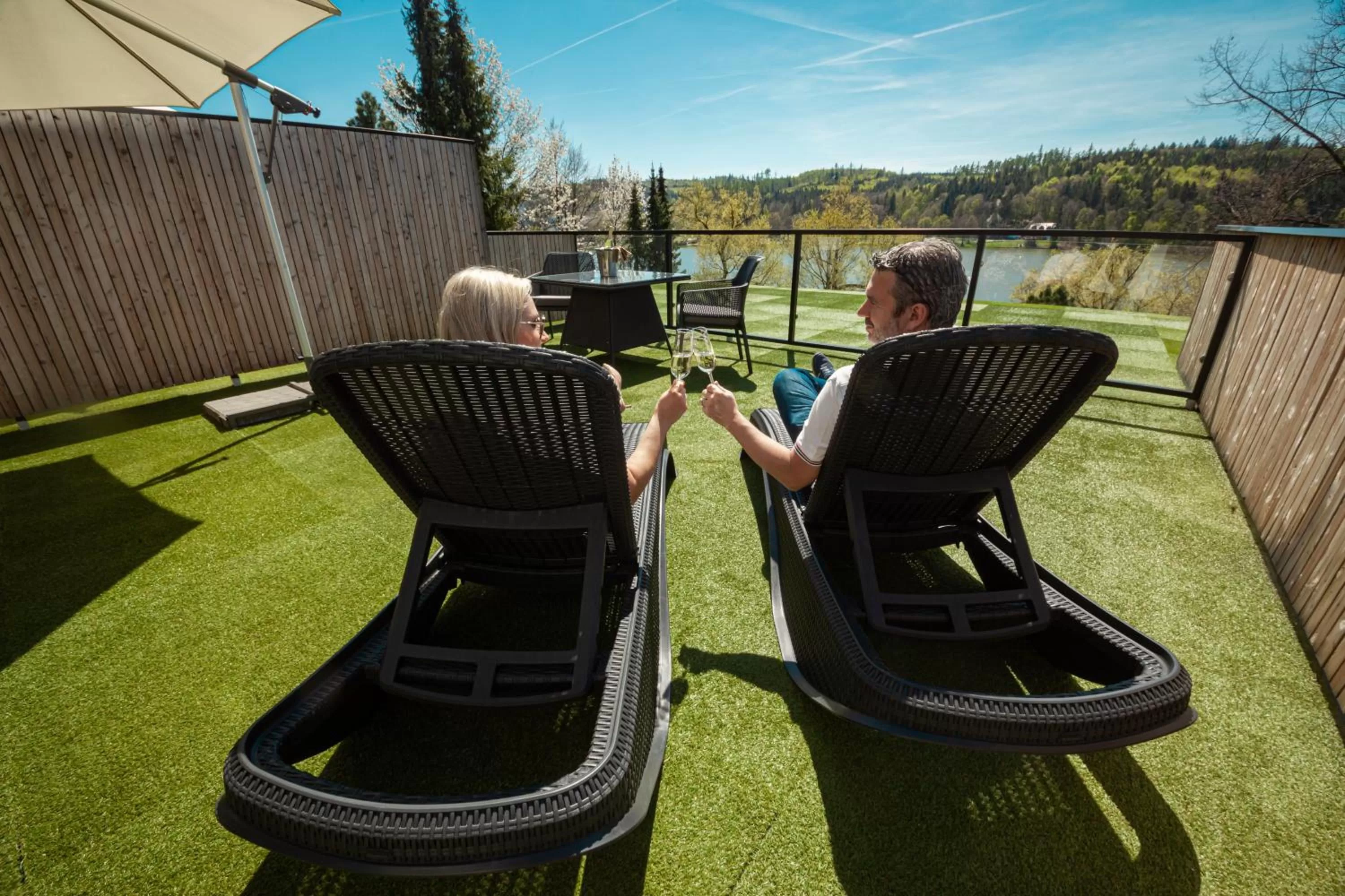 Seating area in Hotel Kras