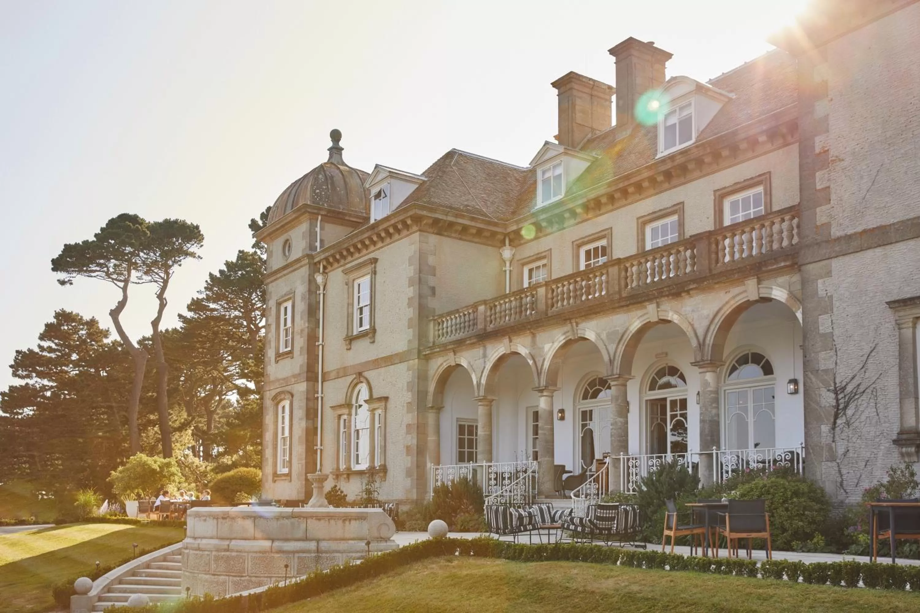Property building in Fowey Hall Hotel