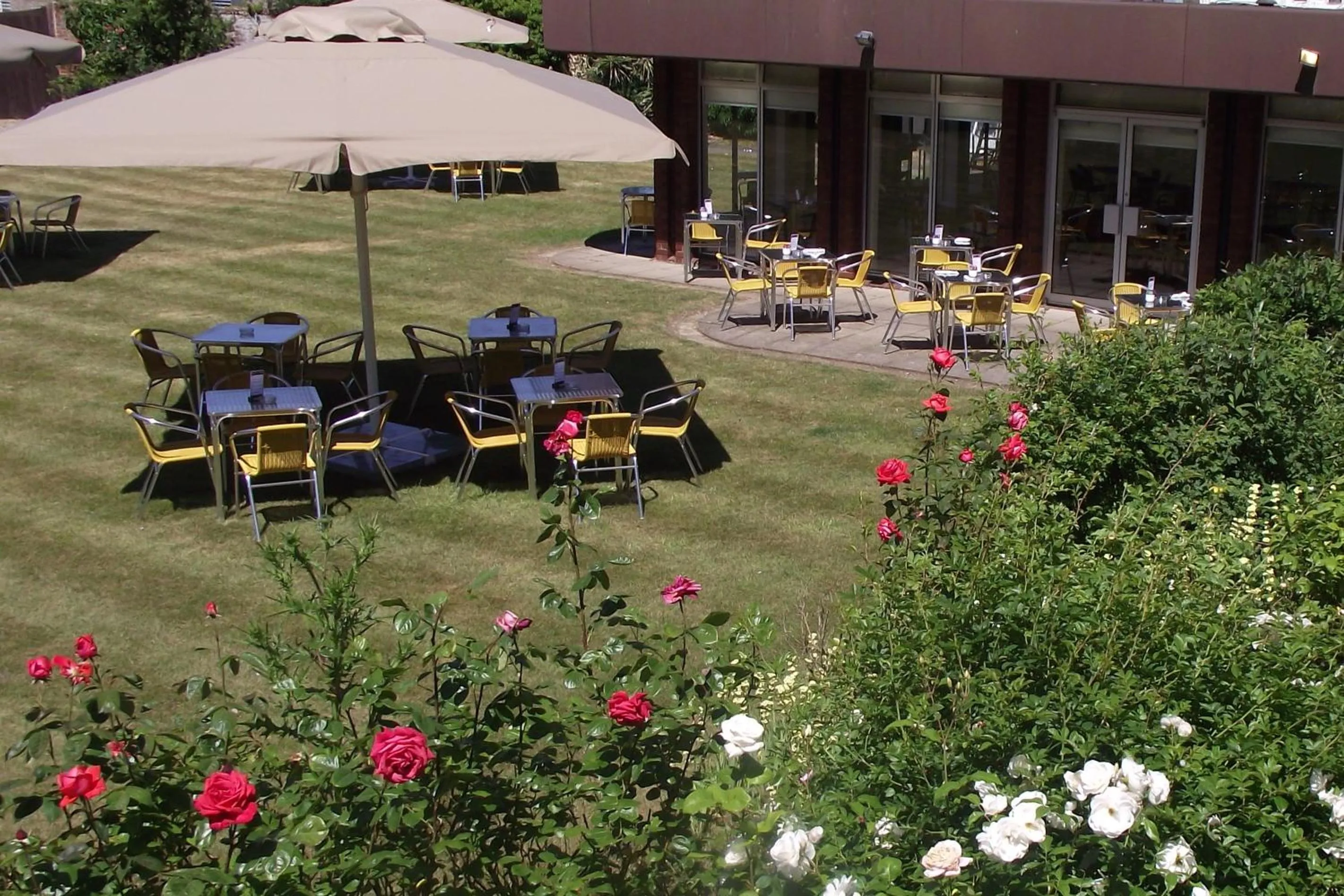Garden in Best Western Ipswich Hotel