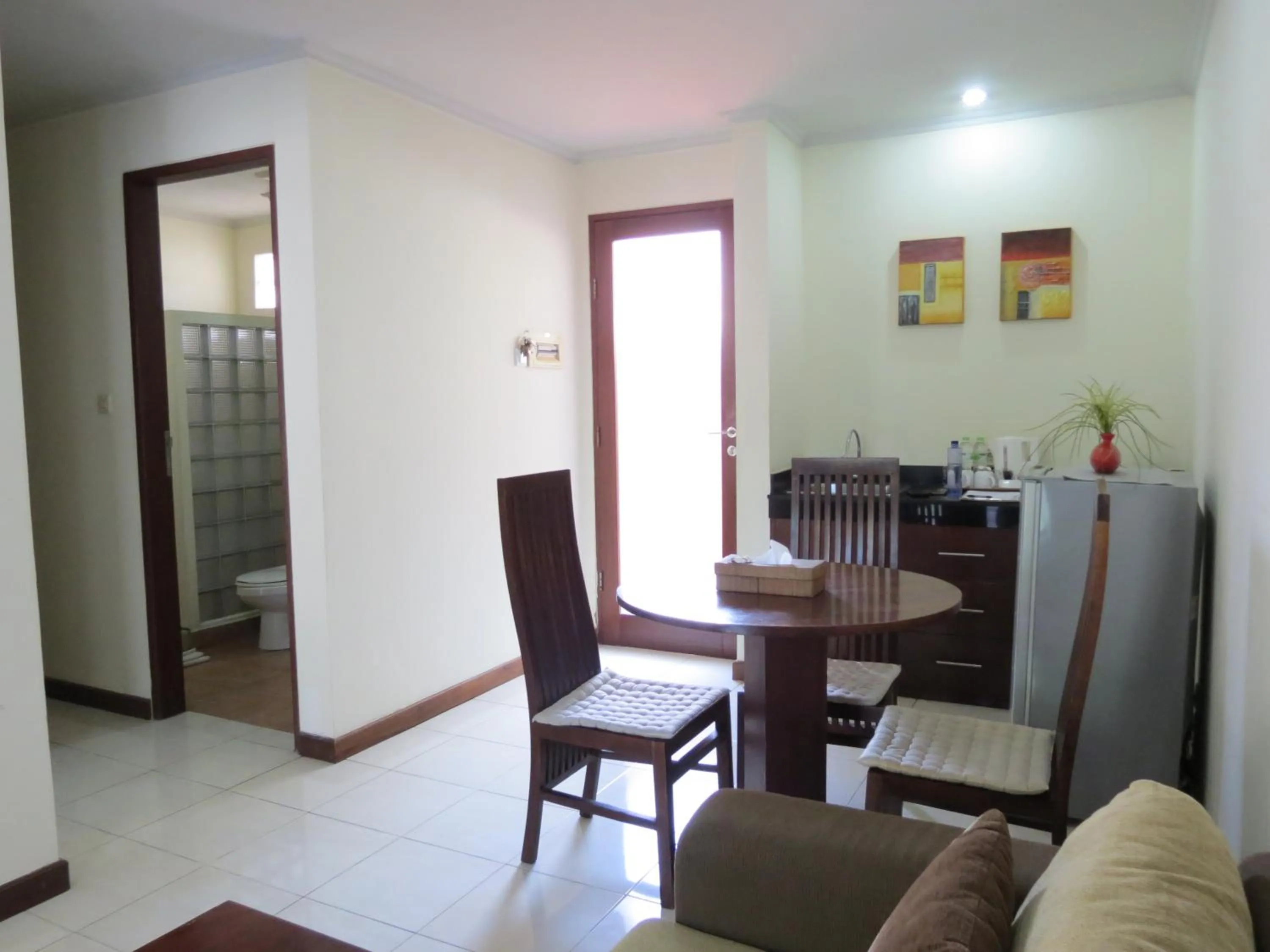 Dining area in Sekuta Condo Suites