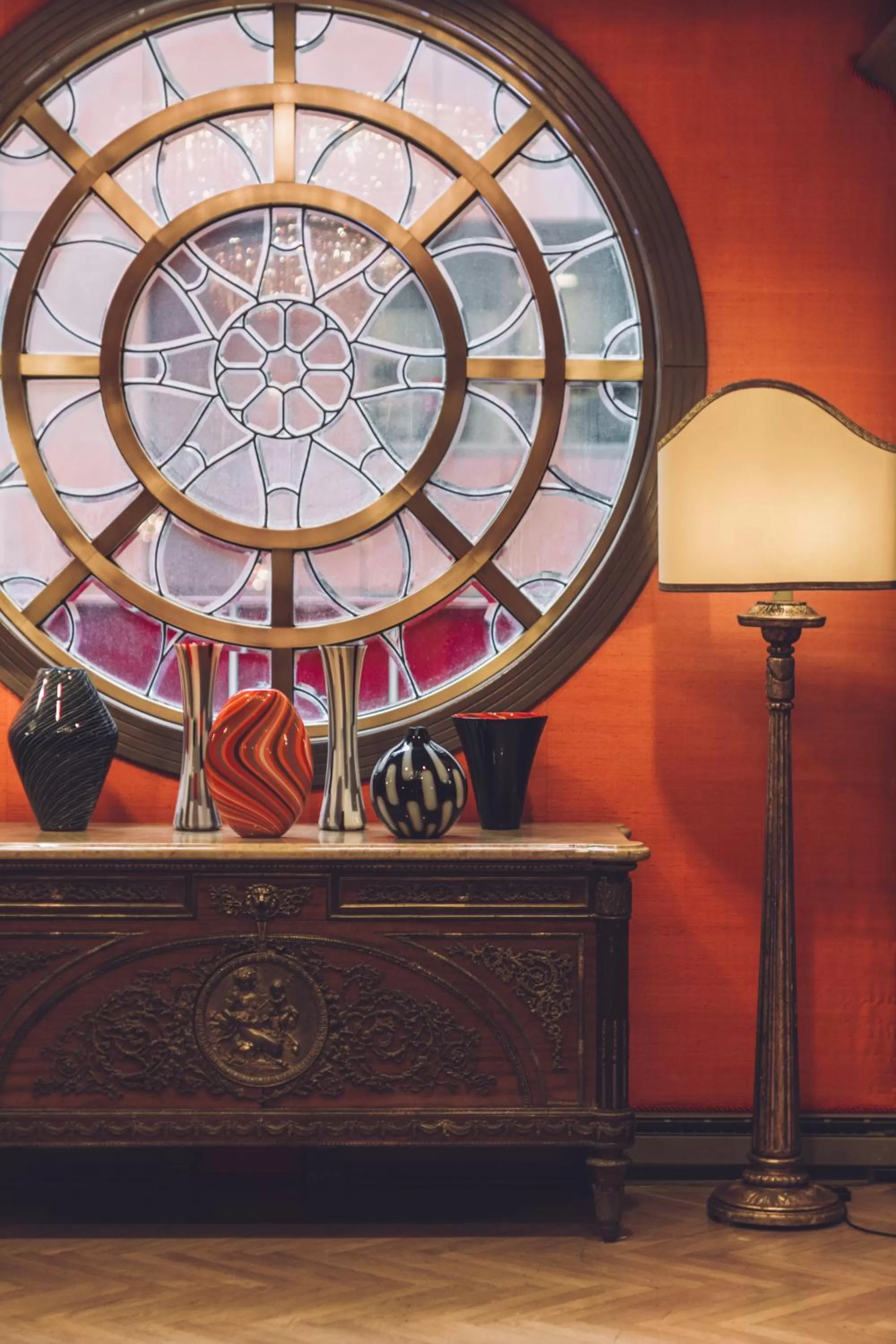 Decorative detail in The Michelangelo Hotel