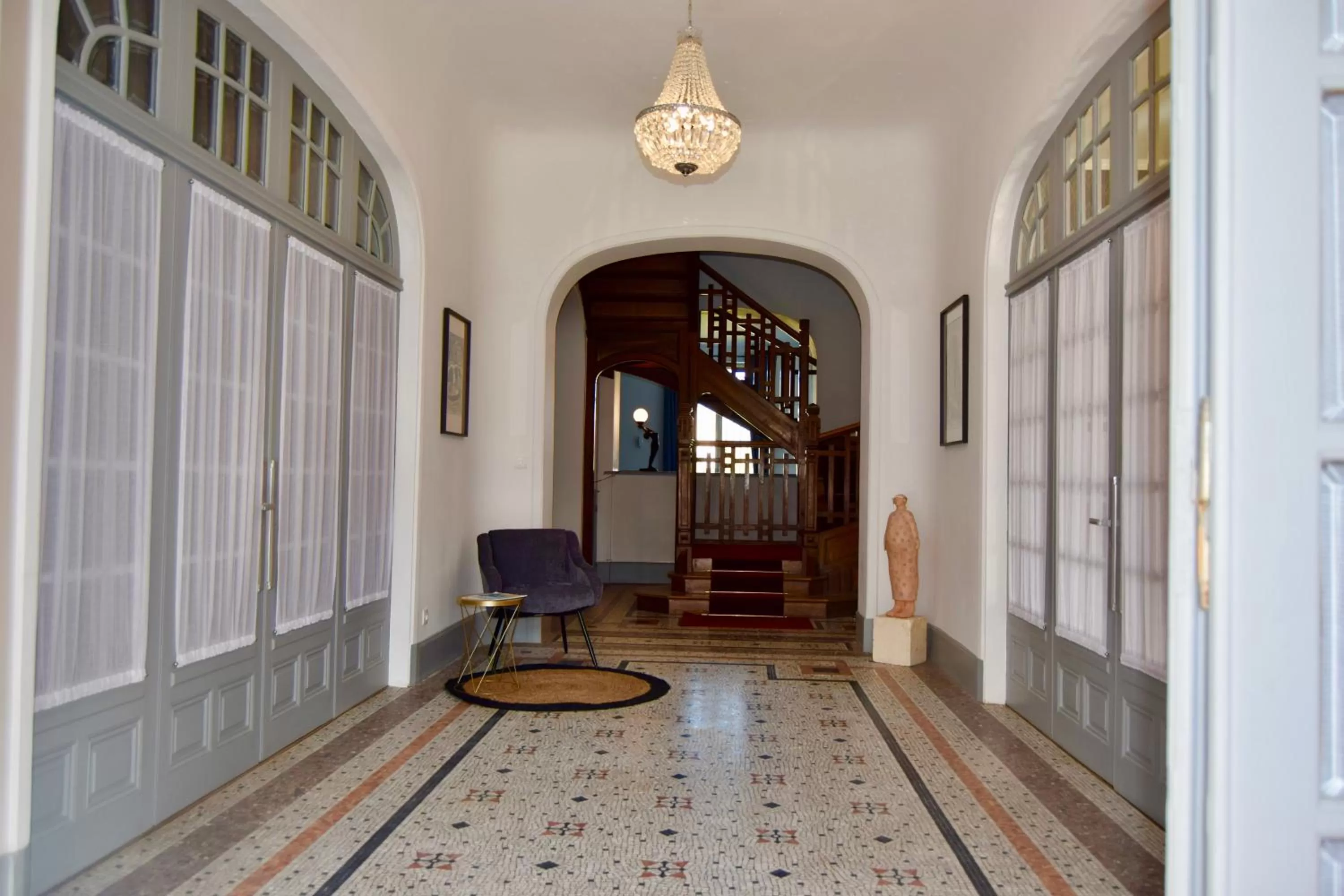 Lobby or reception in Chambres d'Hôtes Le Clos des Marronniers