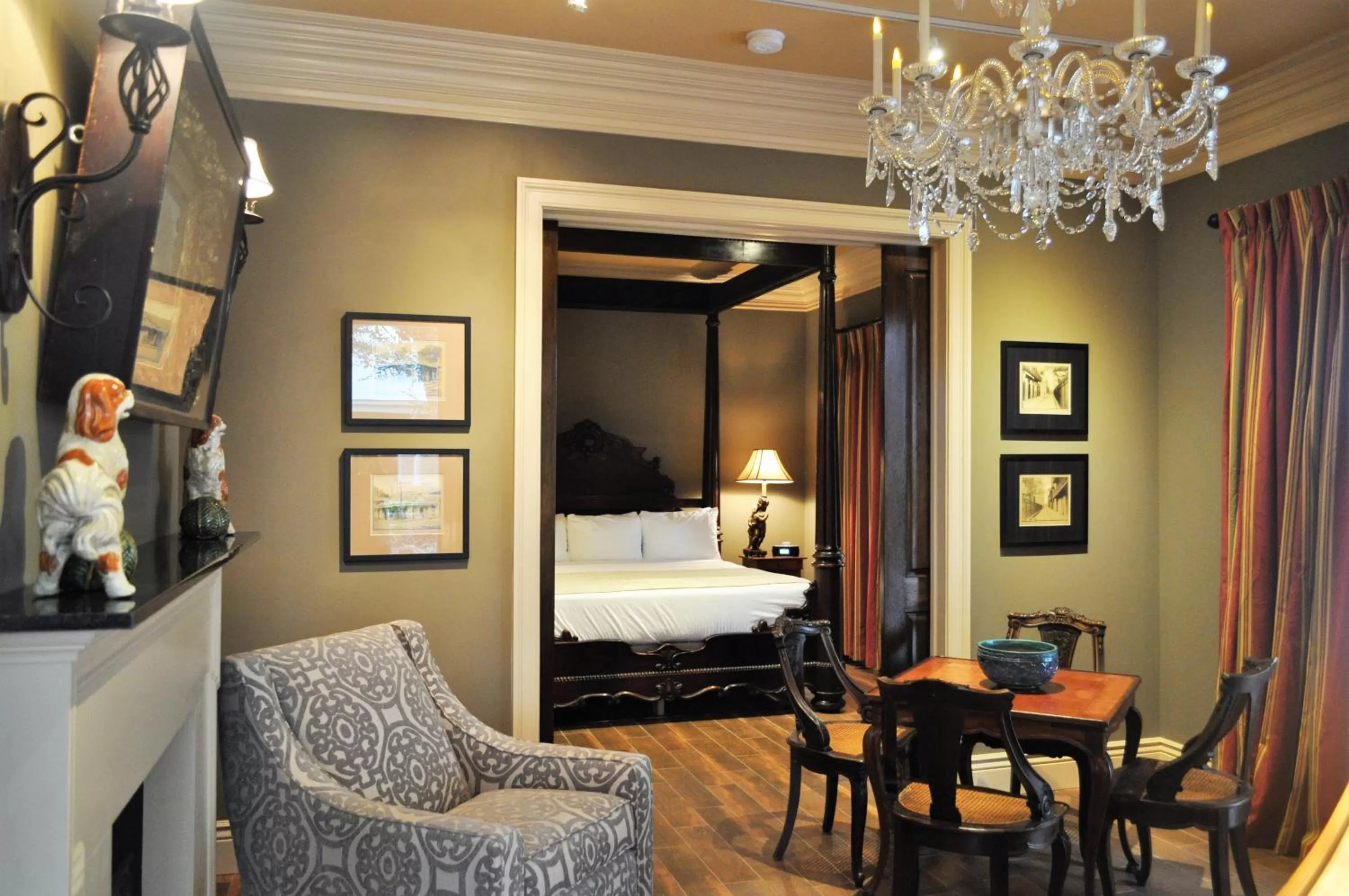 Bed in The Inn at Houmas House Estate