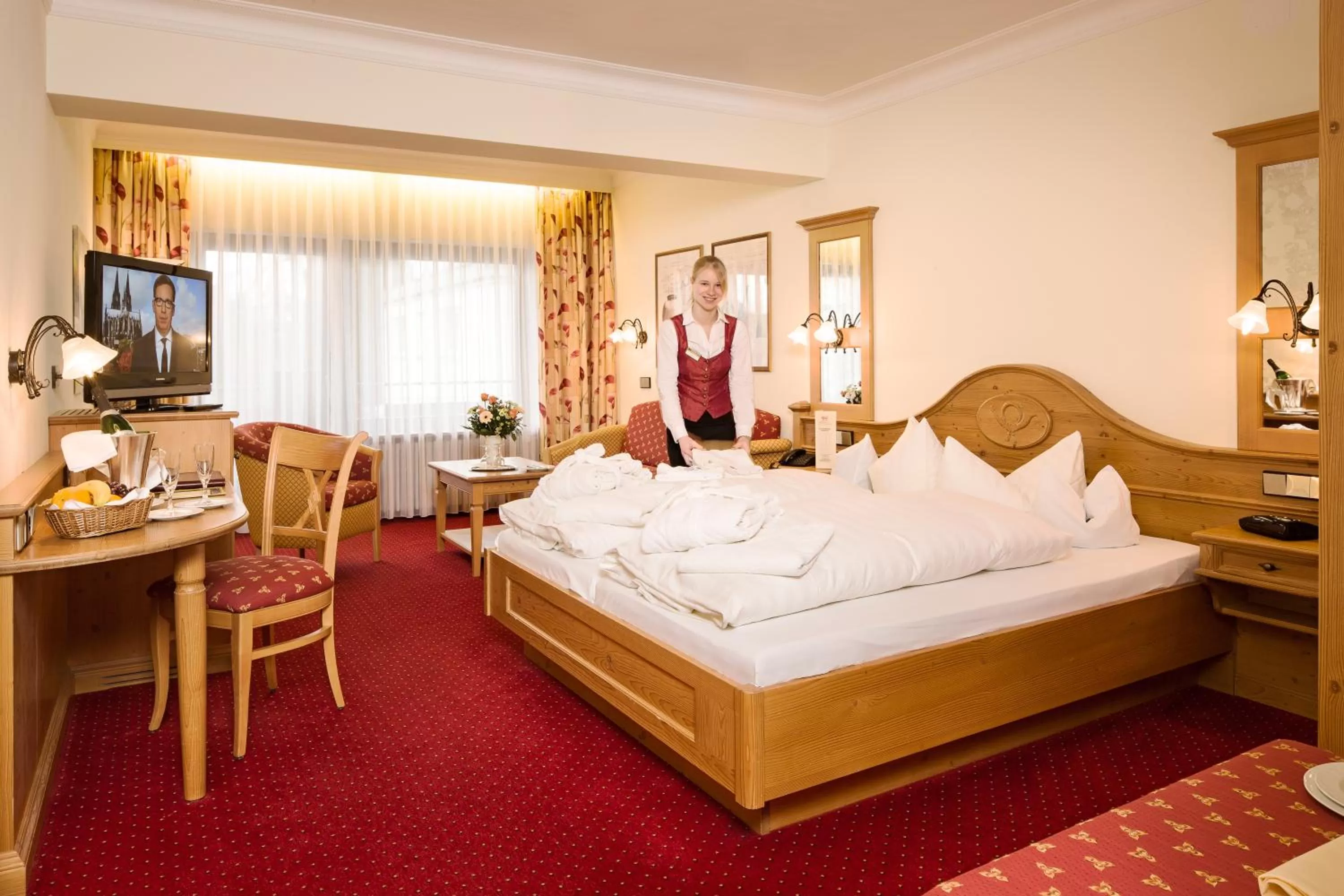 Bed in Wellness Privathotel Post an der Therme