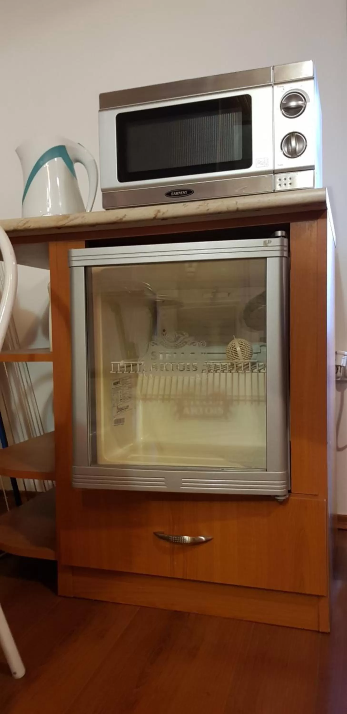 Kitchen or kitchenette in Central Panzió Gyula