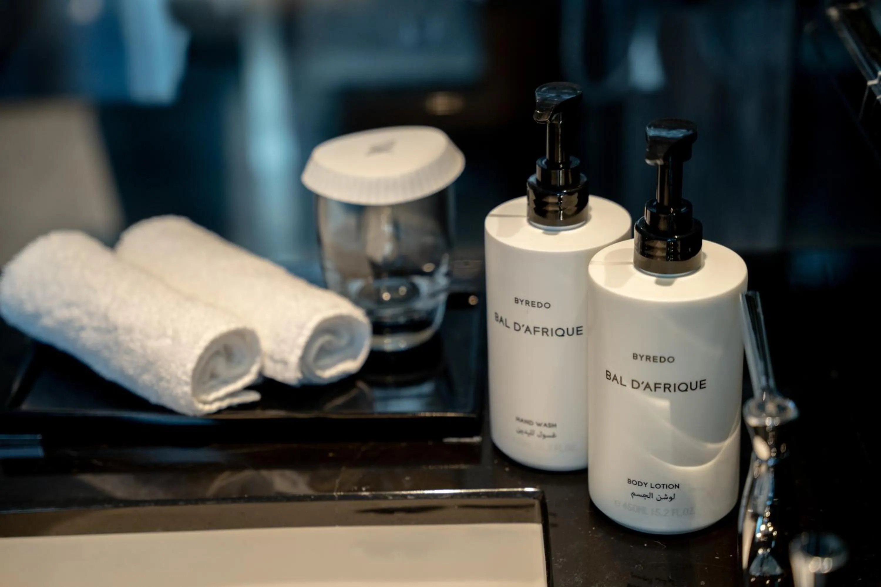 Bathroom in Waldorf Astoria Doha West Bay