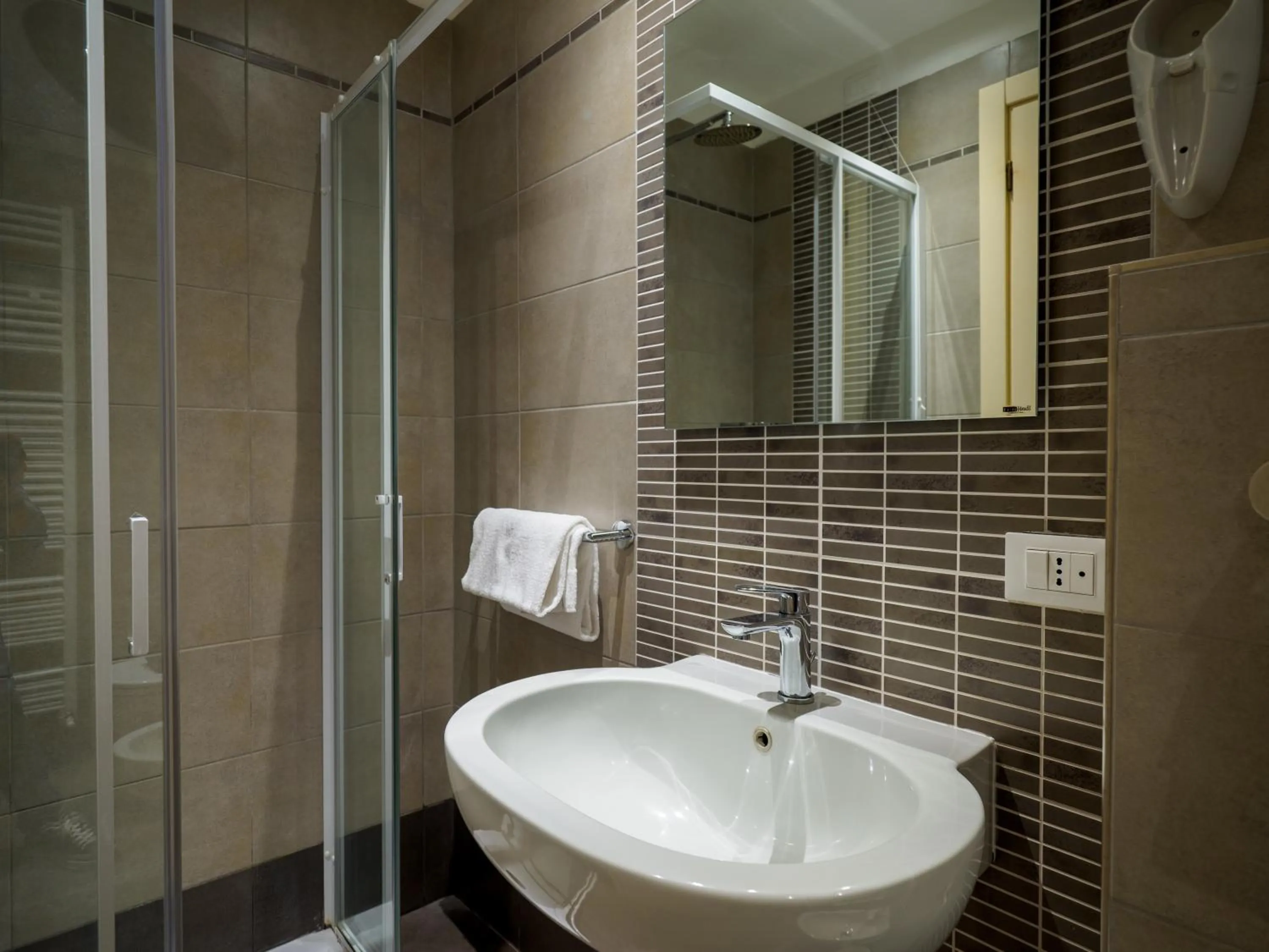 Bathroom in Hotel Cristallo di La Rosetta Srl