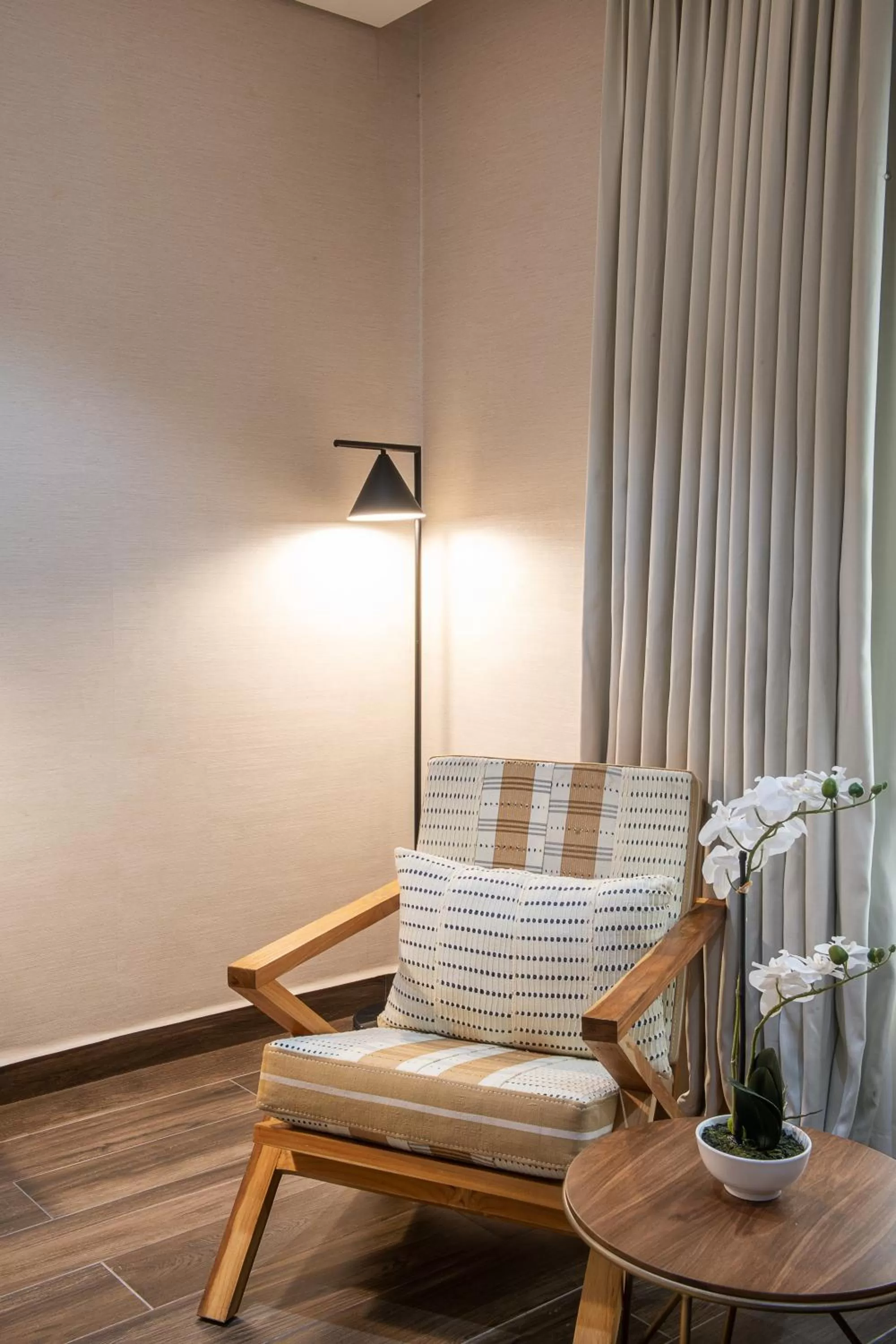 Seating area in The White Orchid Hotel