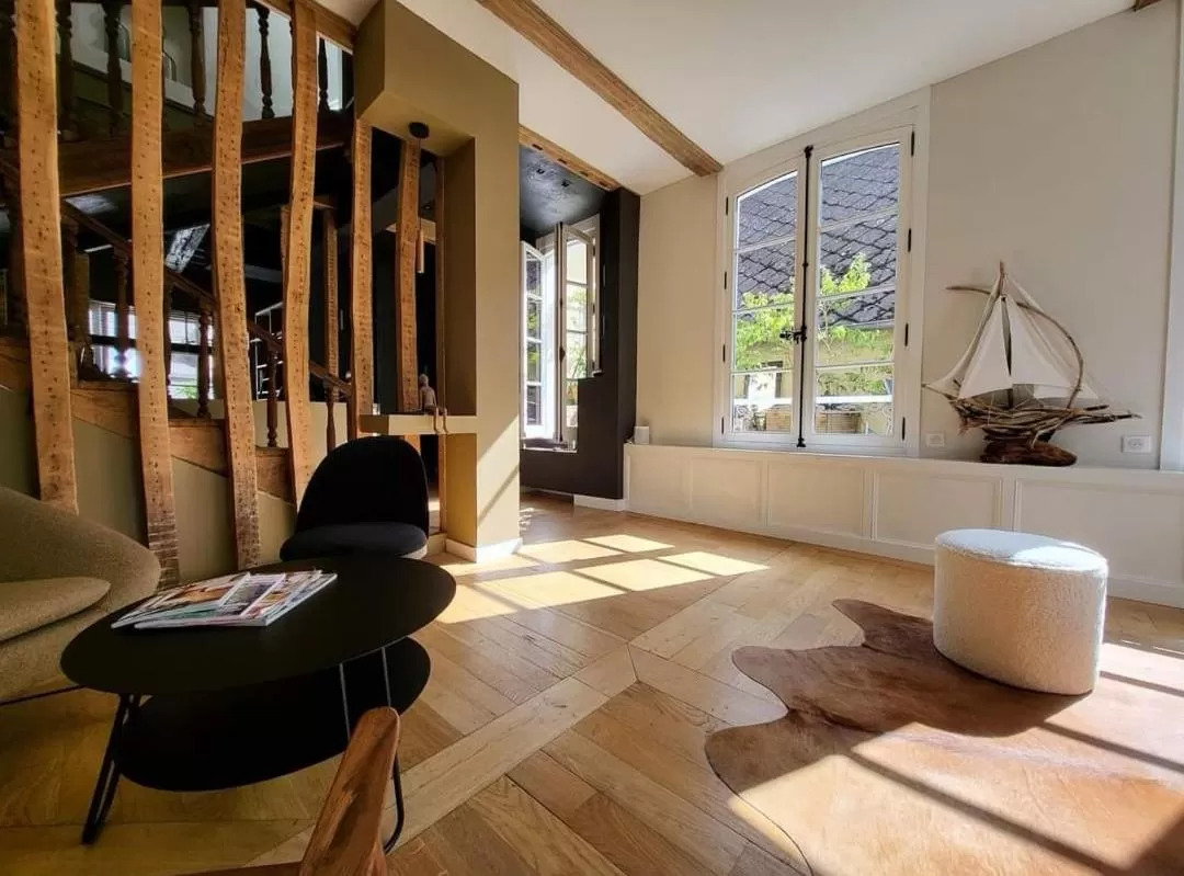Living room, Seating Area in Maison d'hôtes du Jardin